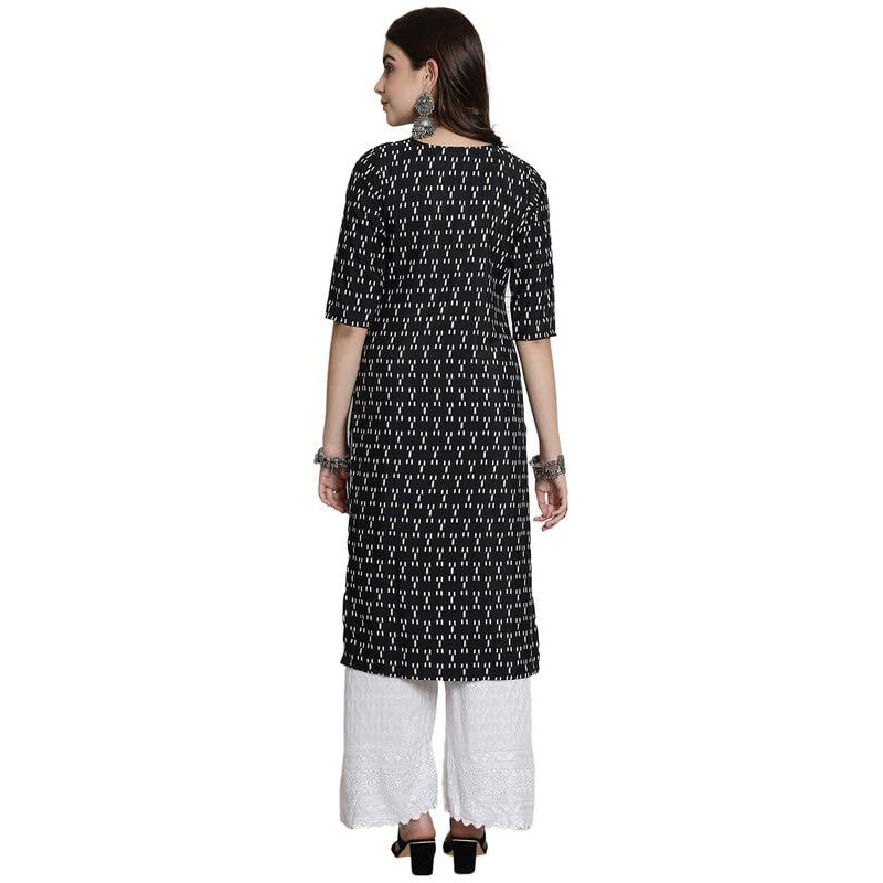 7Threads Kurti for Women|Kurti|Kurta|Kurta for Women|Crepe Kurti|Printed Kurta|Crepe Straight Kurti Kurti_AS_530362_XL