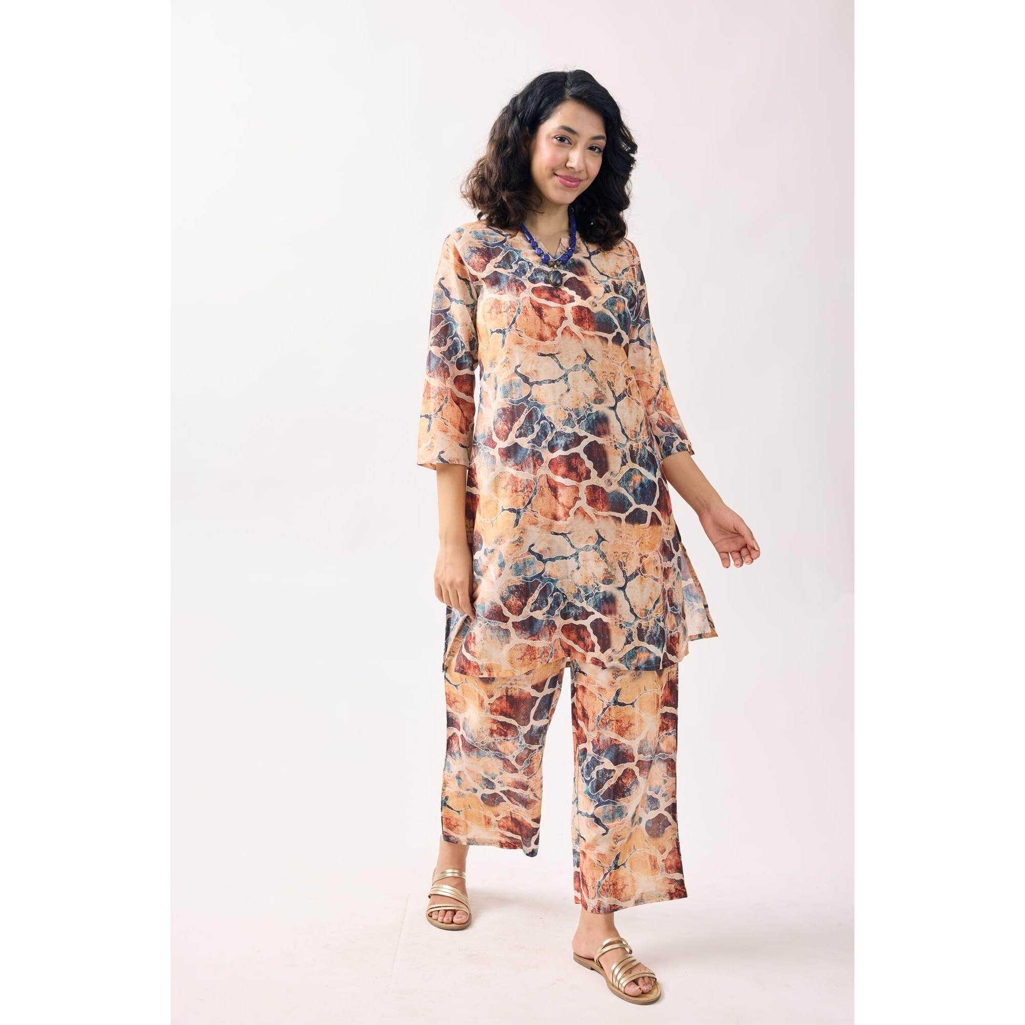 Toochki Kurta Set for Women | Cotton Ethnic Kurta Set for Women | Ethnic Kurta Set for Women Festive | Kurta Set for Women | Two Piece Kurta Set | Printed Kurta Set | Multicolor Kurta Set