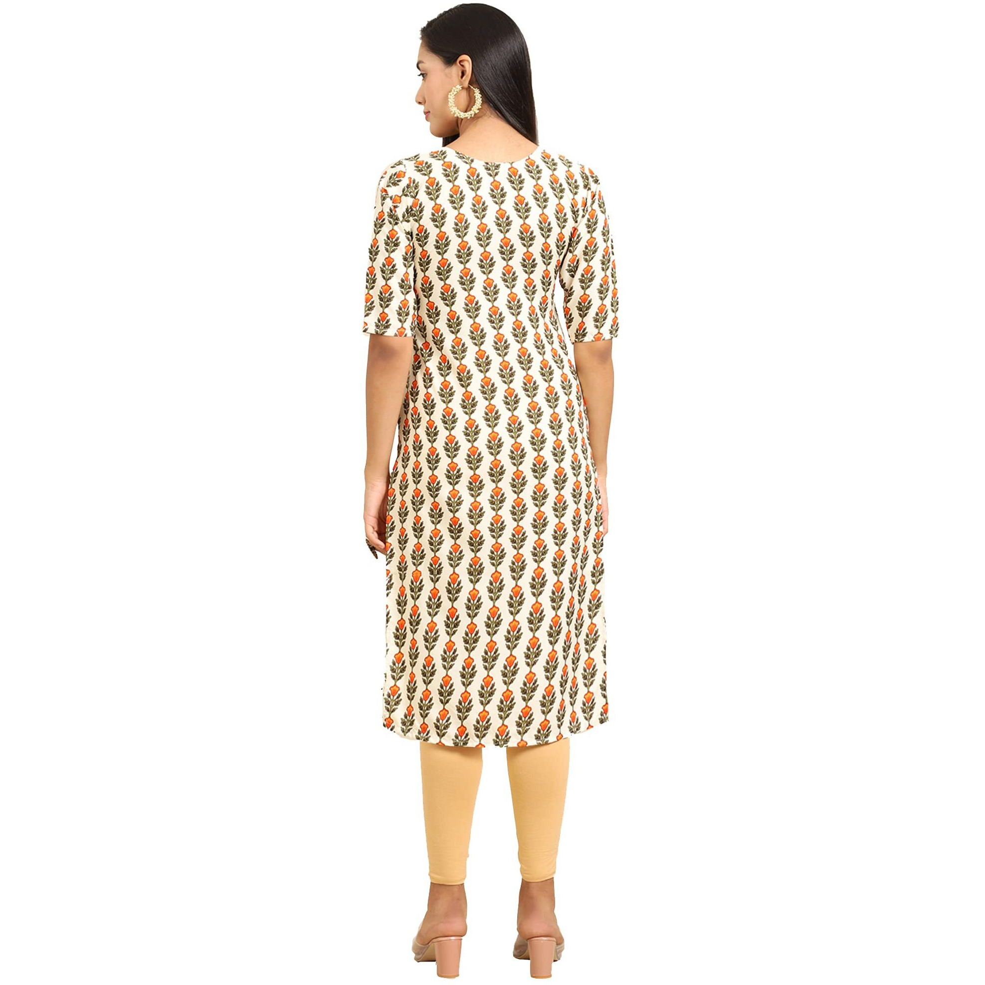 Pinkmint Women's Crepe Digital Print Straight Kurta [Pack of 6] (CKT-335-352-340-351-330-346-XL)
