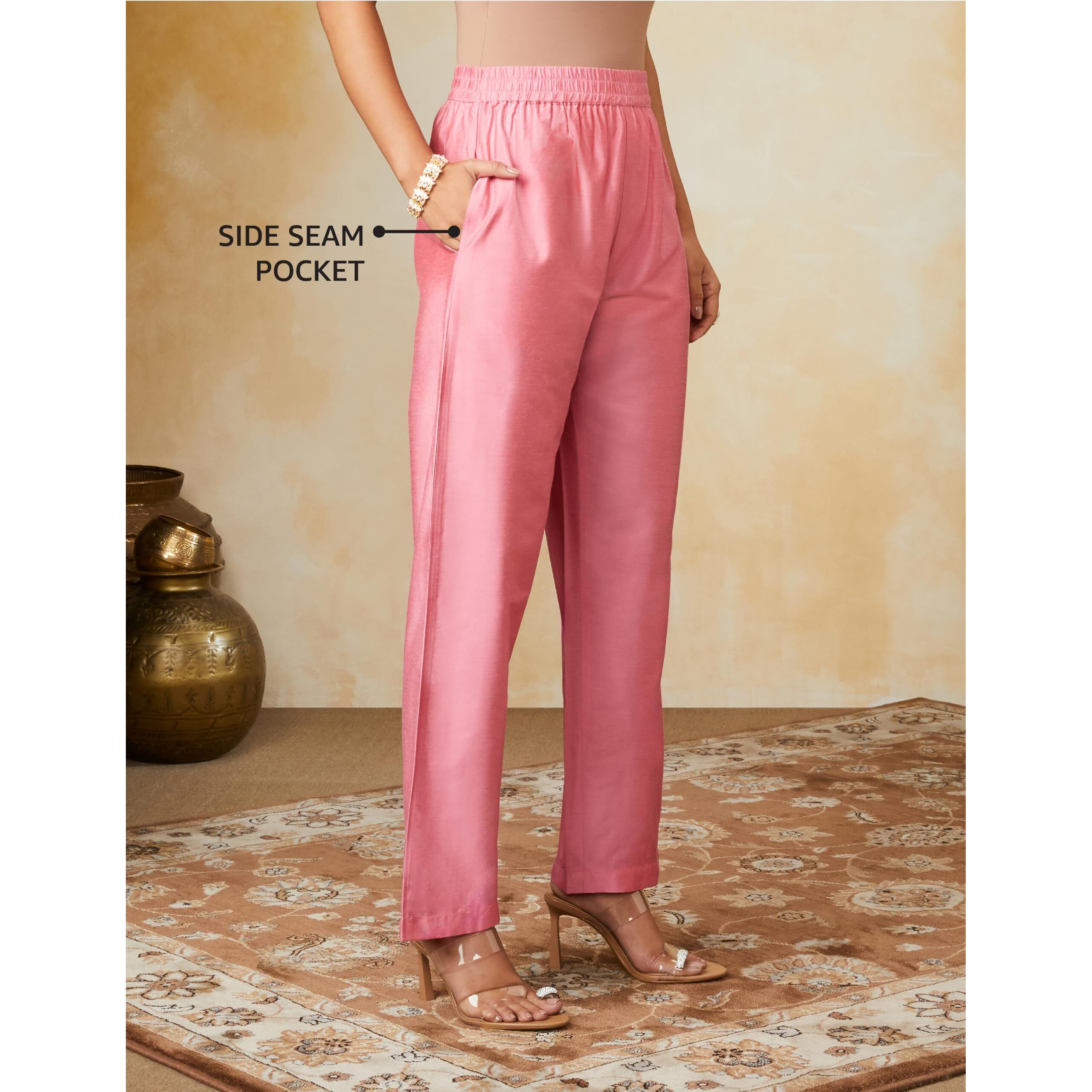 Amazon Brand - Myx Women's Rayon Salwar Suit (AW24-MYX-SKD-VN-05_Coral_2XL)