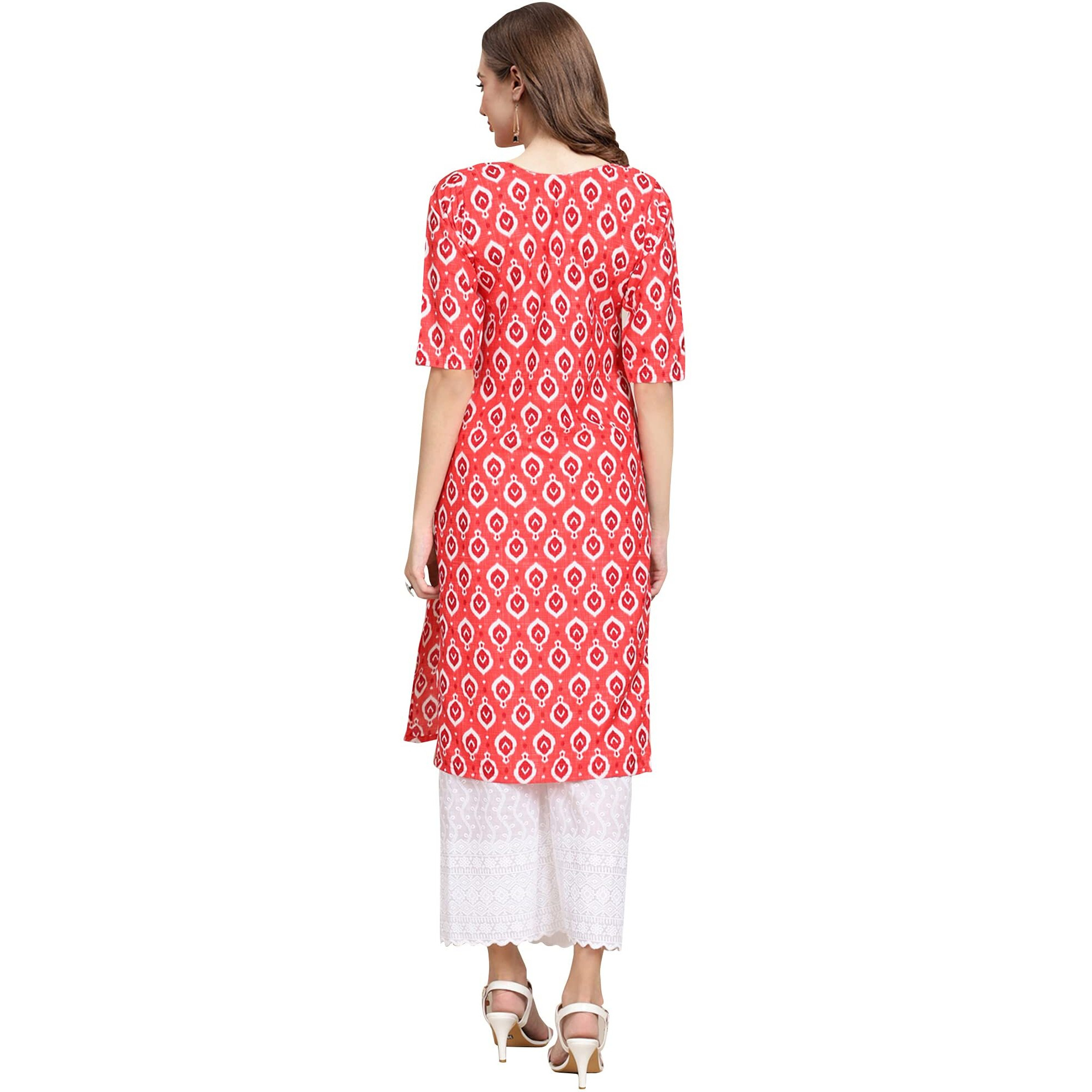 Pinkmint Women's Crepe Digital Print Straight Kurta [Pack of 6] (MJ-346-347-350-365-362-366-XXL)