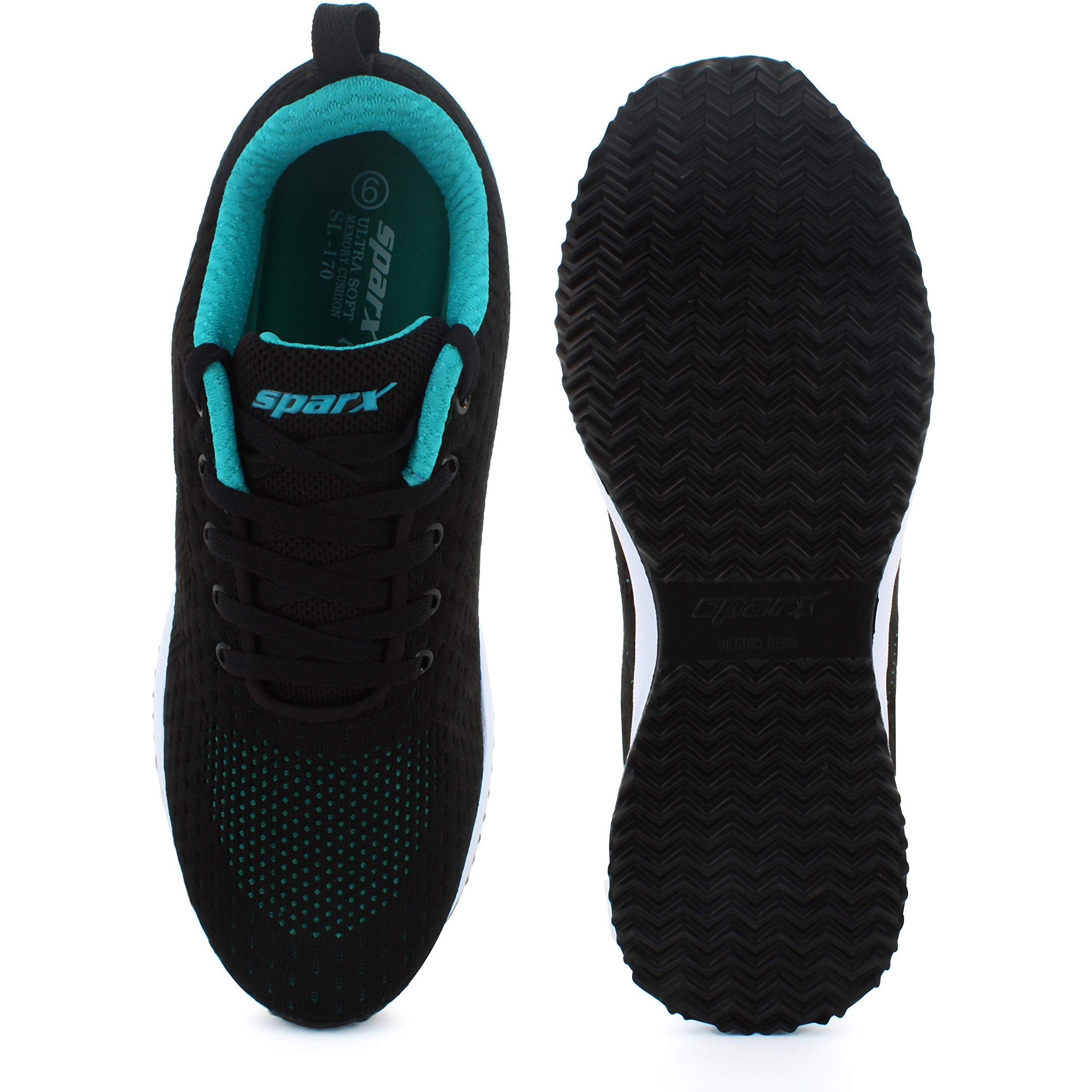 SPARX Womens SL 170 | Enhanced Durability & Soft Cushion | Black Walking Shoe - 5 UK (SL 170)
