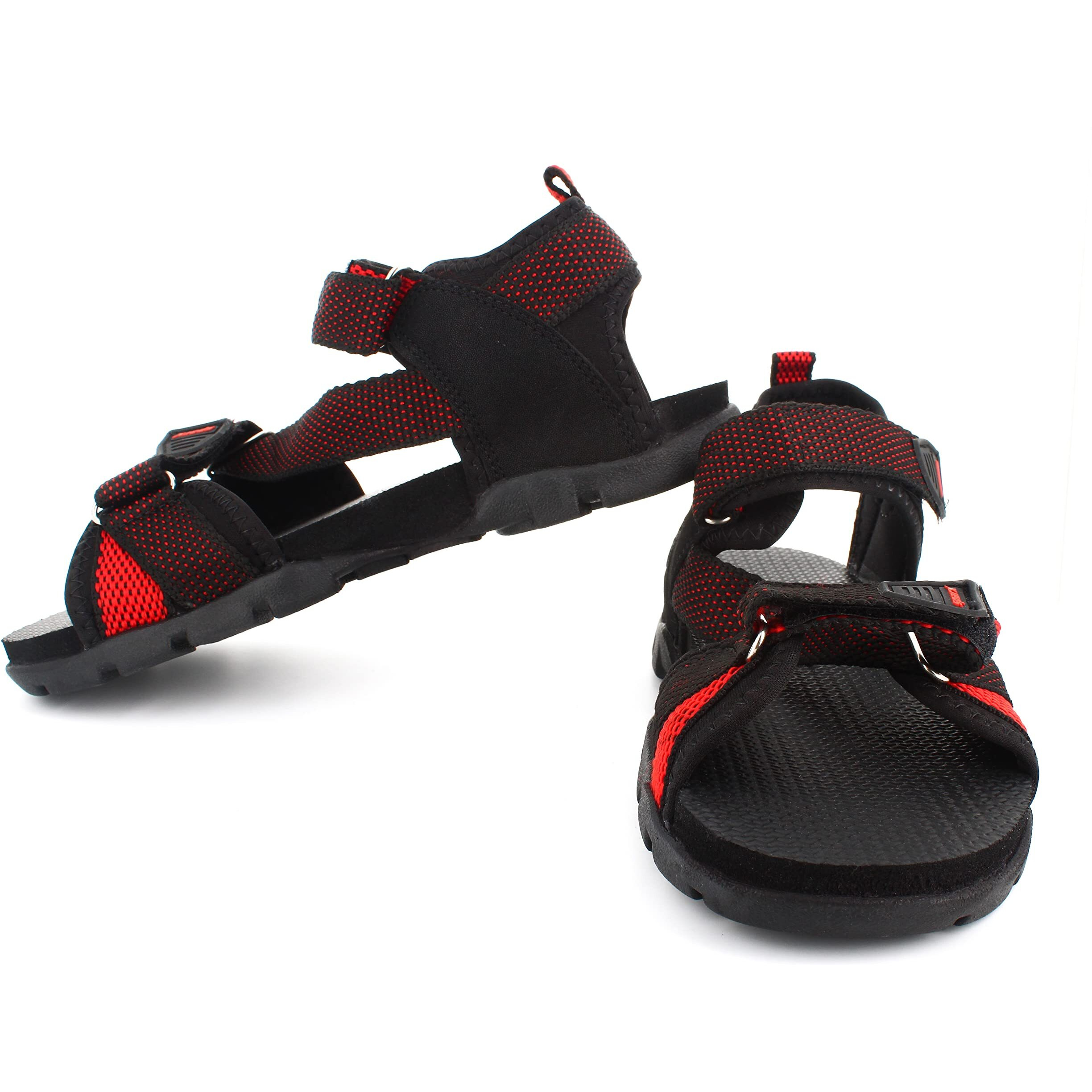 SPARX mens SS 105 | Latest, Daily Use, Stylish Floaters | Red Sport Sandal - 6 UK (SS 105)