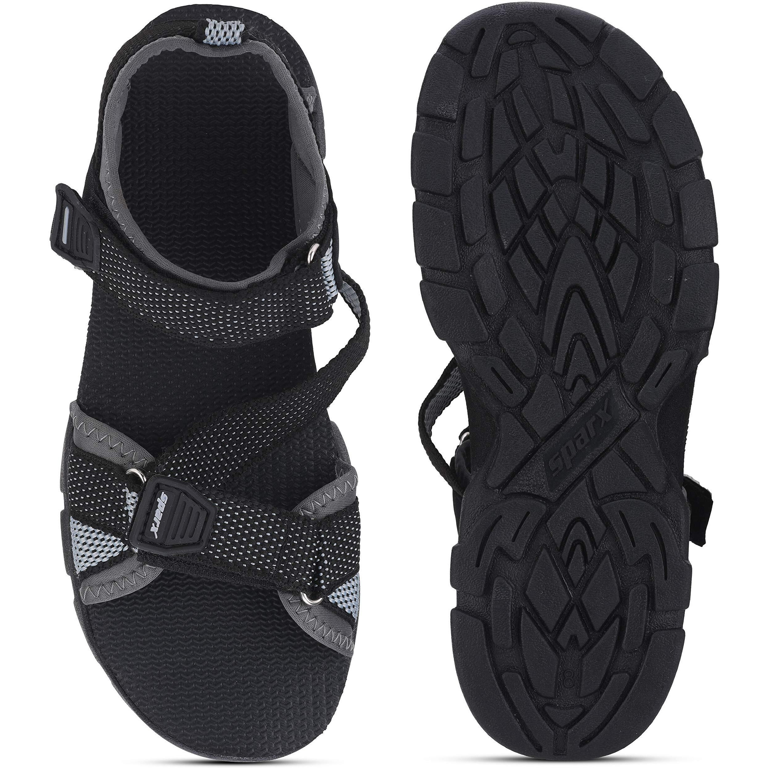 SPARX mens SS 105 | Latest, Daily Use, Stylish Floaters | Grey Sport Sandal - 8 UK (SS 105)