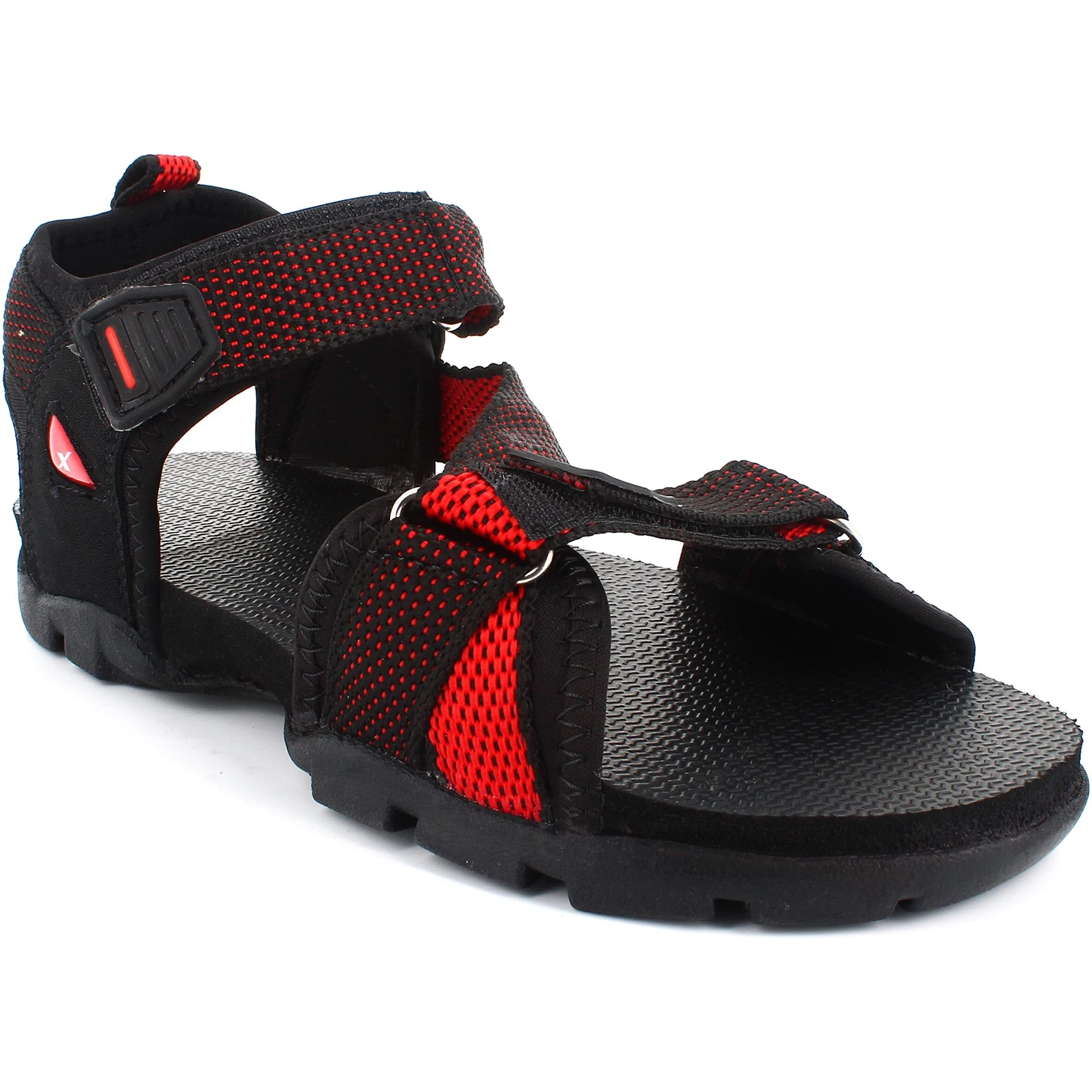 SPARX mens SS 105 | Latest, Daily Use, Stylish Floaters | Red Sport Sandal - 10 UK (SS 105)