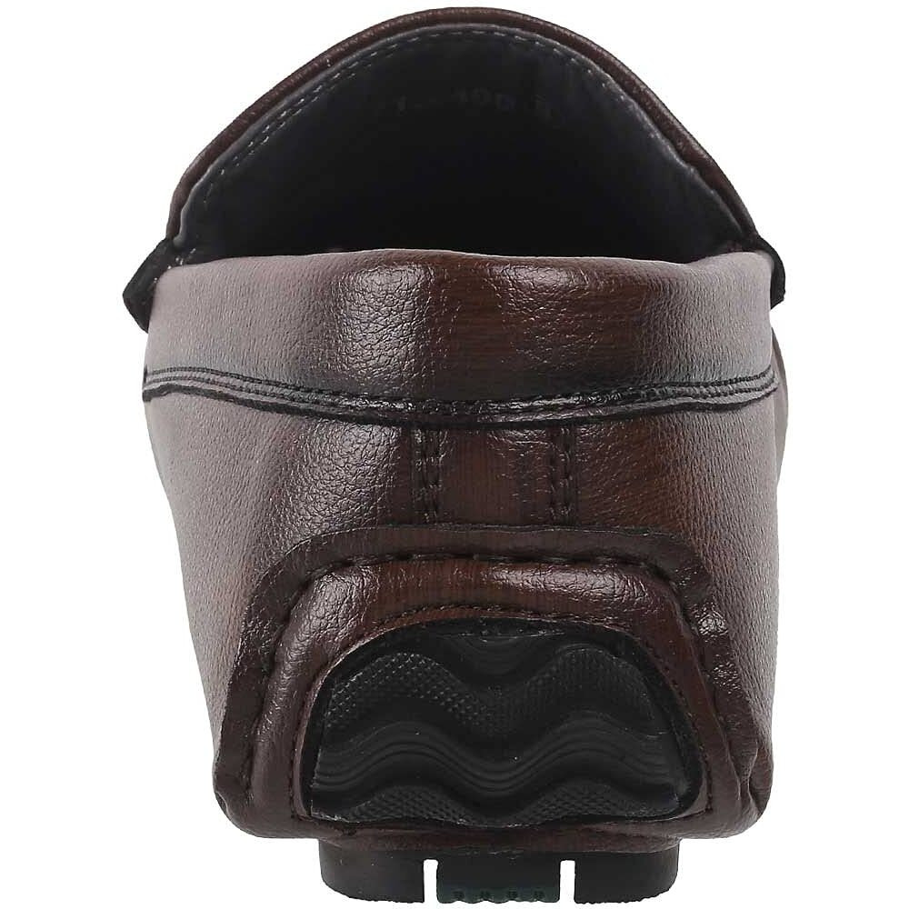 Mochi Mens Leather Brown Loafers (Size (6 UK (40 EU))