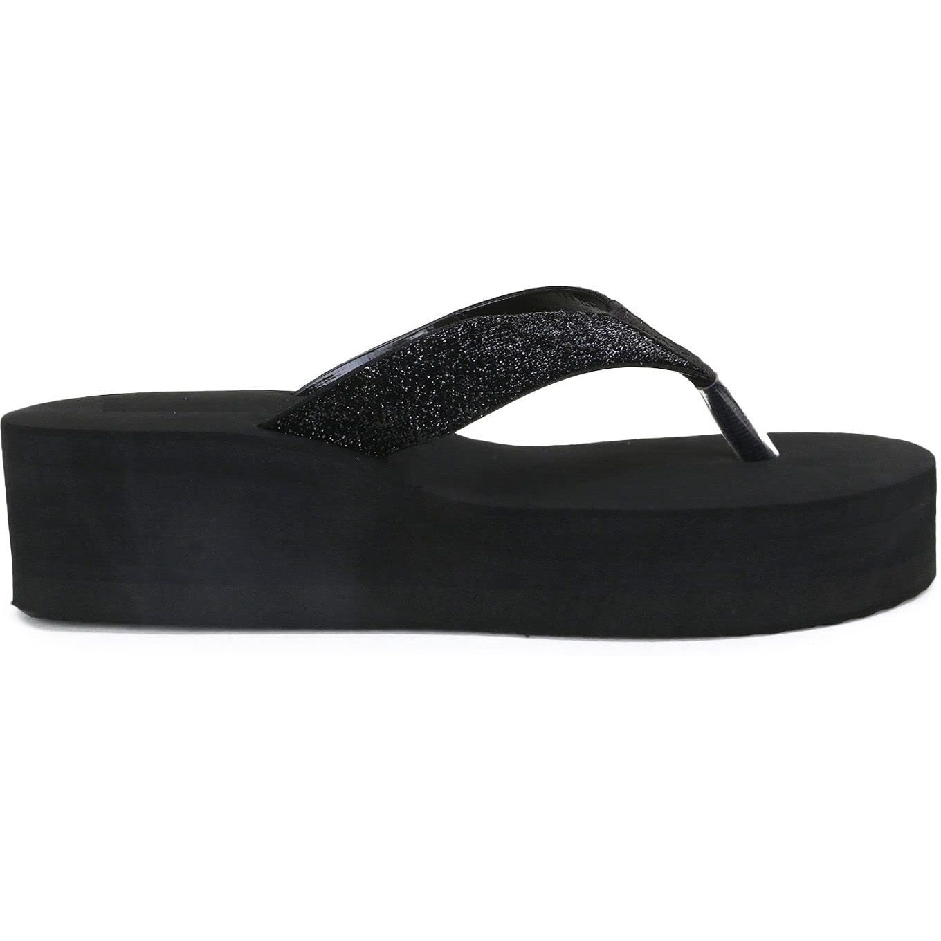 Doctor Walk Flip Flop for Women | Soft Comfortable | Breathable | Fashionable | Stylish | Trendy | Super soft | Lightweight | Anti-Slip Sole | Indoor & Outdoor | (DW-021) (Black-04)