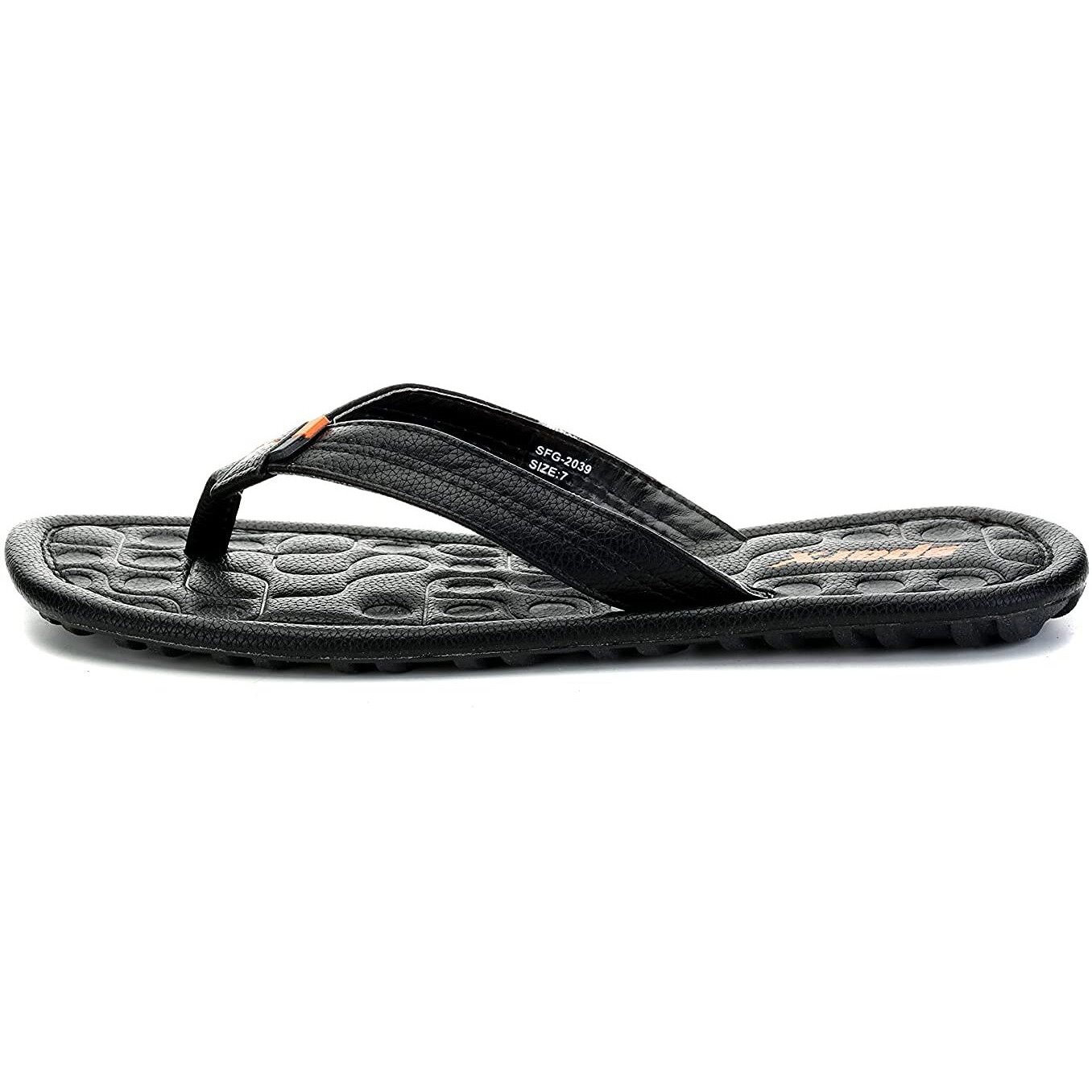 Sparx mens Sfg-68 Black Slipper - 6 UK (SFG-2039)