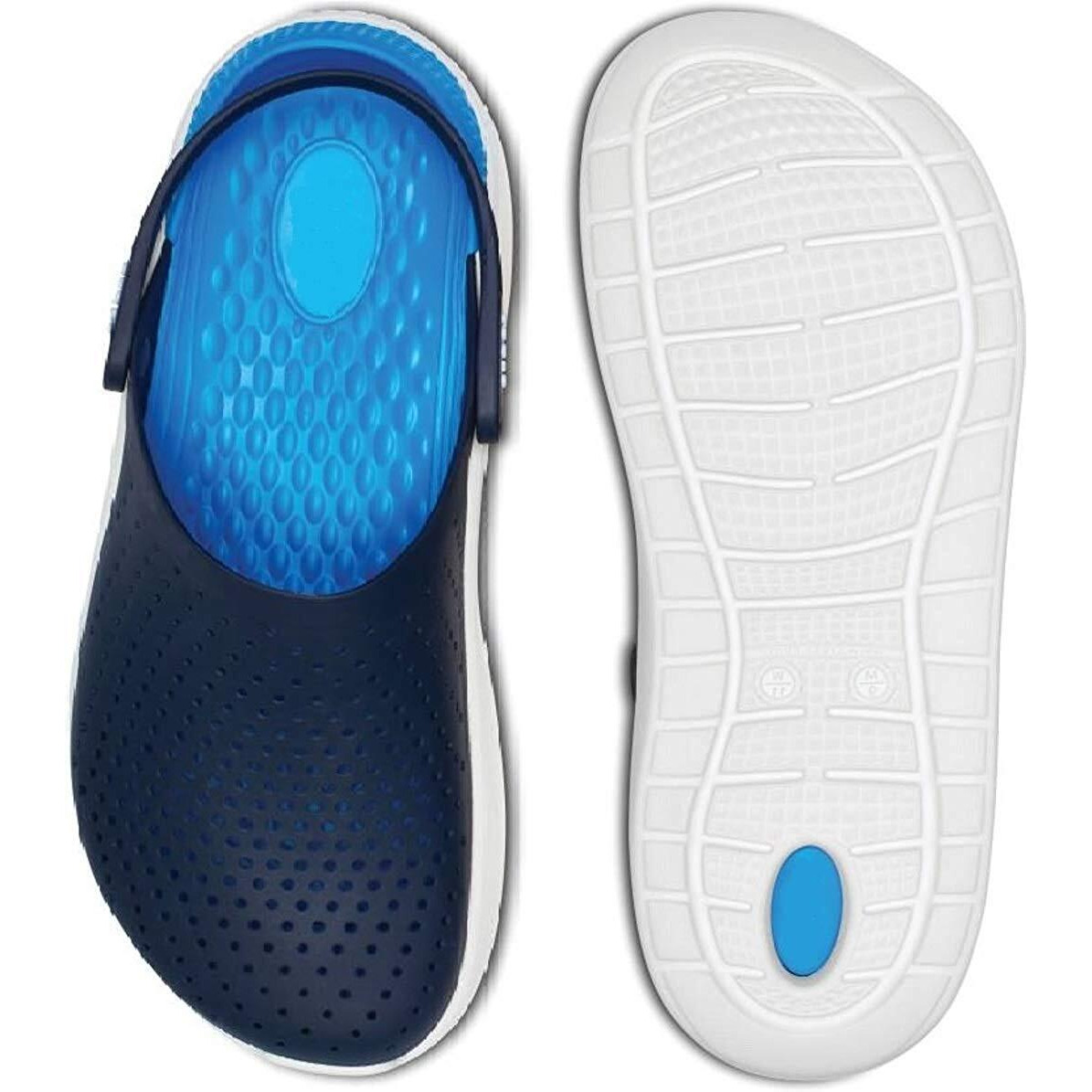 Zerol Clogs for Men || Extra Soft Comfortable Clogs || Flip Flop || Slippers || Clog clog02 NblueRblue9 UK/India (43 EU)