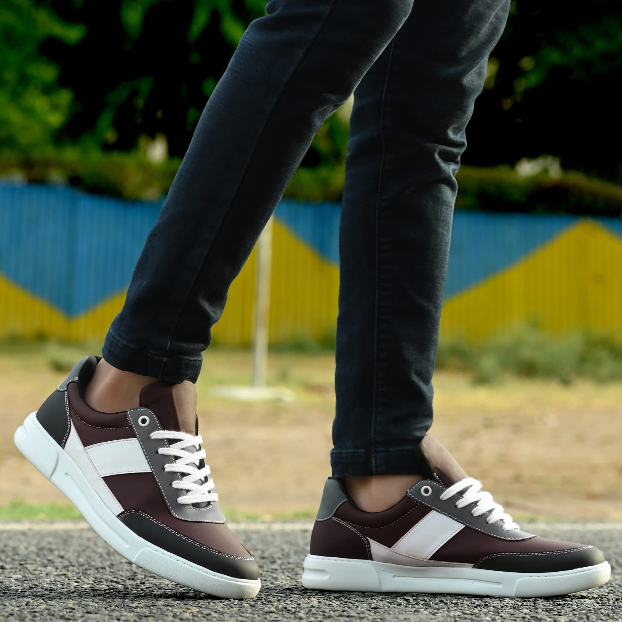 Centrino Men's 3211 BROWN Sneakers_10 UK (3211-03)