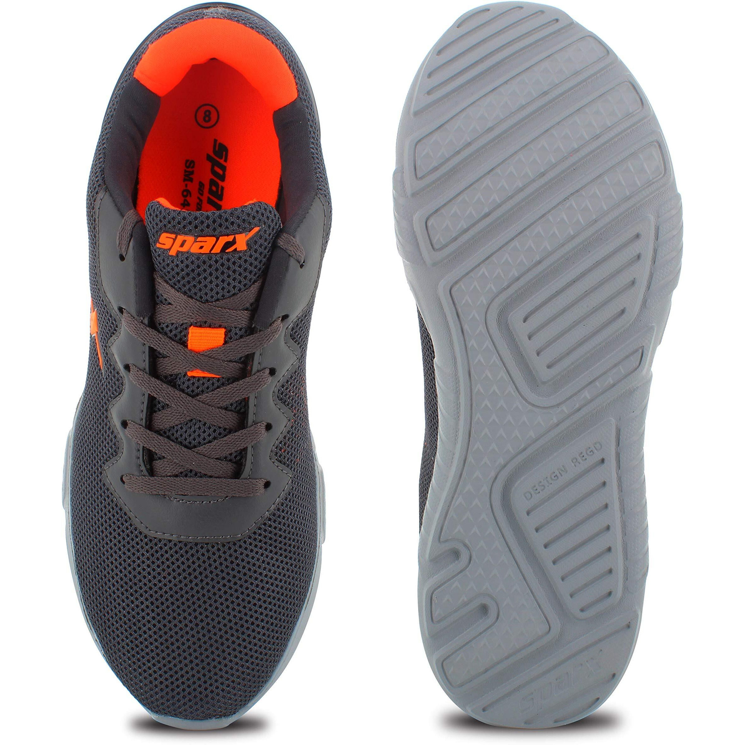 SPARX Mens SM 648 | Enhanced Durability & Soft Cushion | Grey Running Shoe - 10 UK (SM 648)
