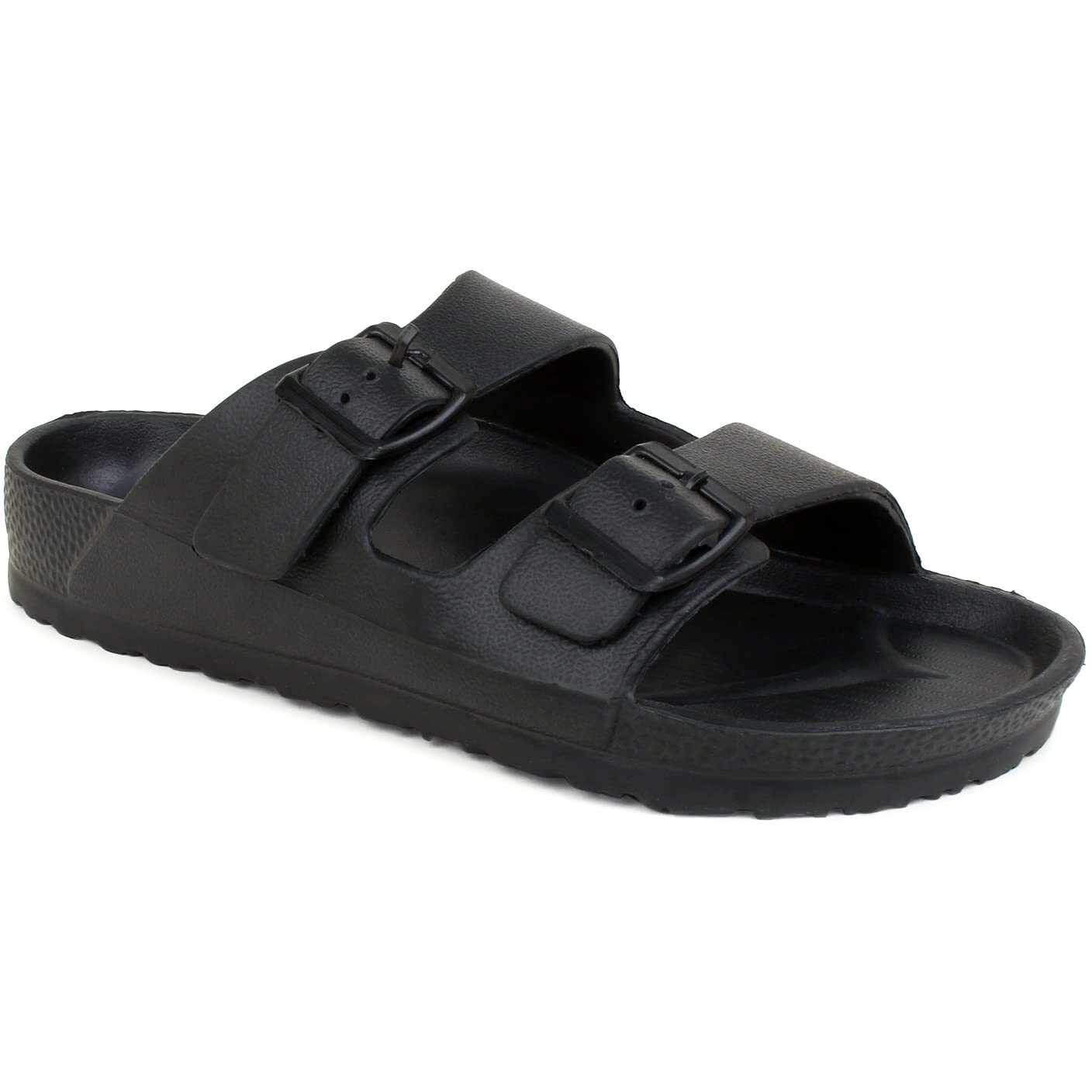 Hygear Men's Sharpy Black Slippers_10 UK (HG-GE-1005)