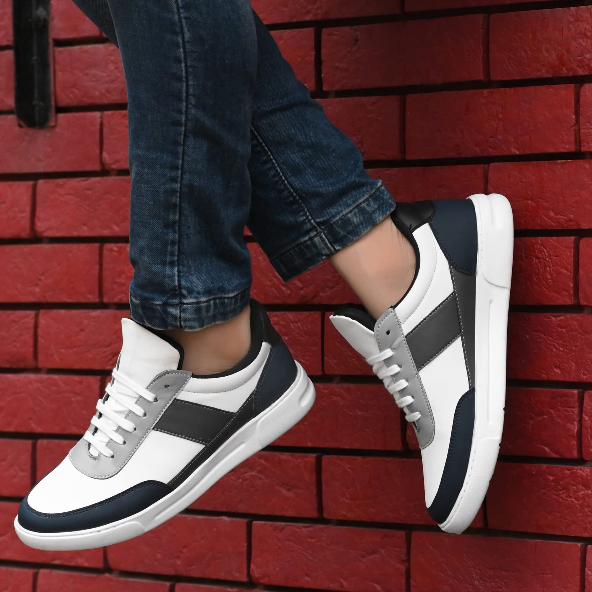 Centrino Men's 3211 WHITE Sneakers_10 UK (3211-02)