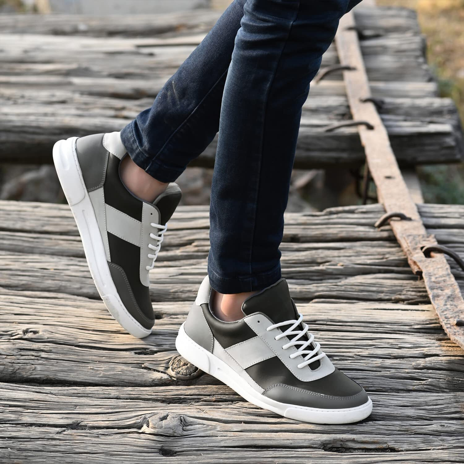 Centrino Men's 3211 BLACK Sneakers_6 UK (3211-01)