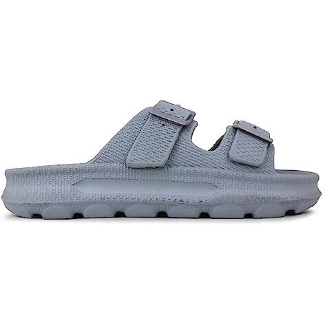 Hygear Men's Zodiac Light grey Slipper_7 UK (HG-GE-1011)