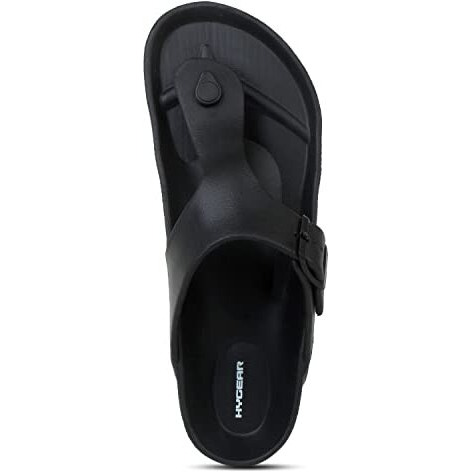 Hygear Men's Orbital Black Slippers_7 UK (HG-GE-1001)