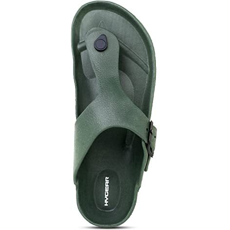 Hygear Men's Orbital Olive Green Slippers_10 UK (HG-GE-1001)