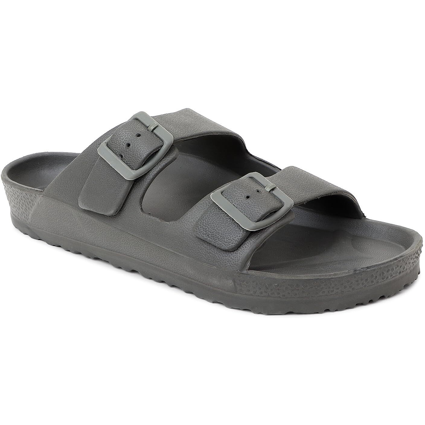Hygear Men's Sharpy Rust Grey Slippers_7 UK (HG-GE-1005)