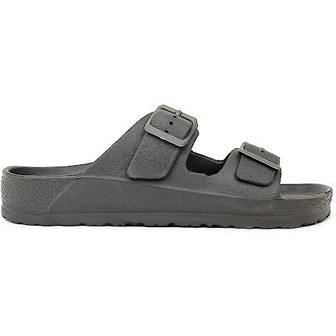 Hygear Men's Sharpy Rust Grey Slippers_7 UK (HG-GE-1005)