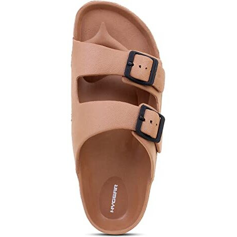 Hygear Men's Sharpy Tan Slippers_8 UK (HG-GE-1005)