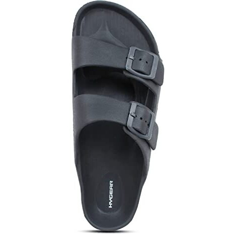Hygear Men's Sharpy Dark Grey Slippers_10 UK (HG-GE-1005)