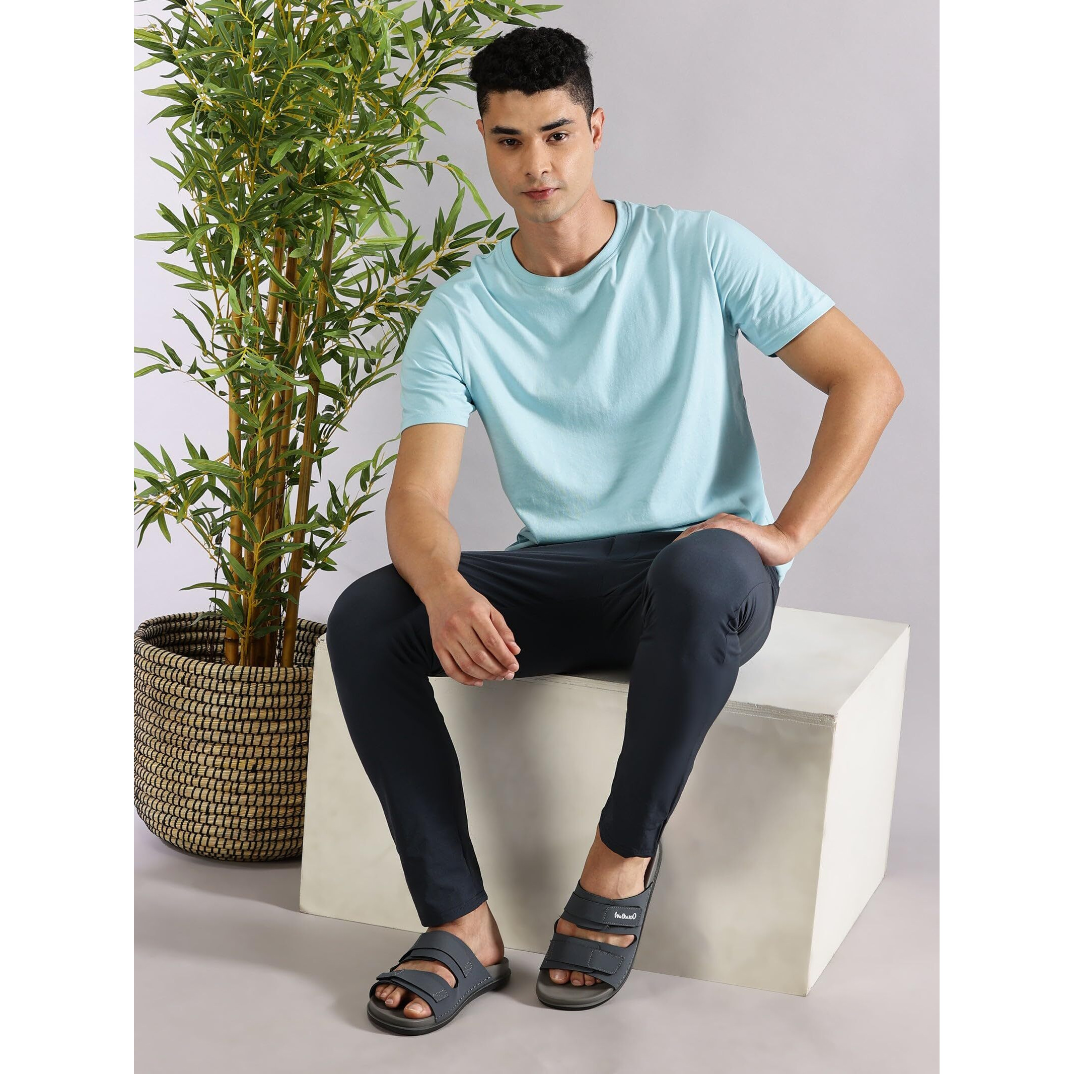 WALKAROO Comfort Sandal For Men's|CloudStep Dual-Density PU Sole  Ultimate Comfort|Stylish Casual Wear|WE1347