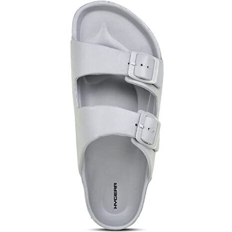 Hygear Men's Sharpy Light Grey Slippers_7 UK (HG-GE-1005)