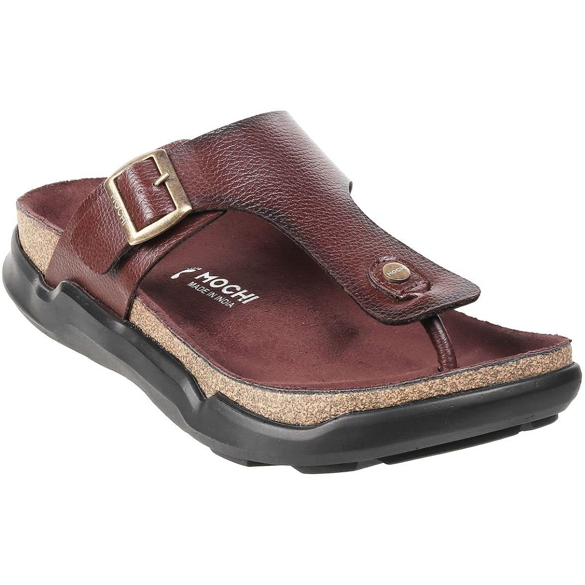 Mochi Men Brown Comfort sandal EU/41, UK/7 (16-753)