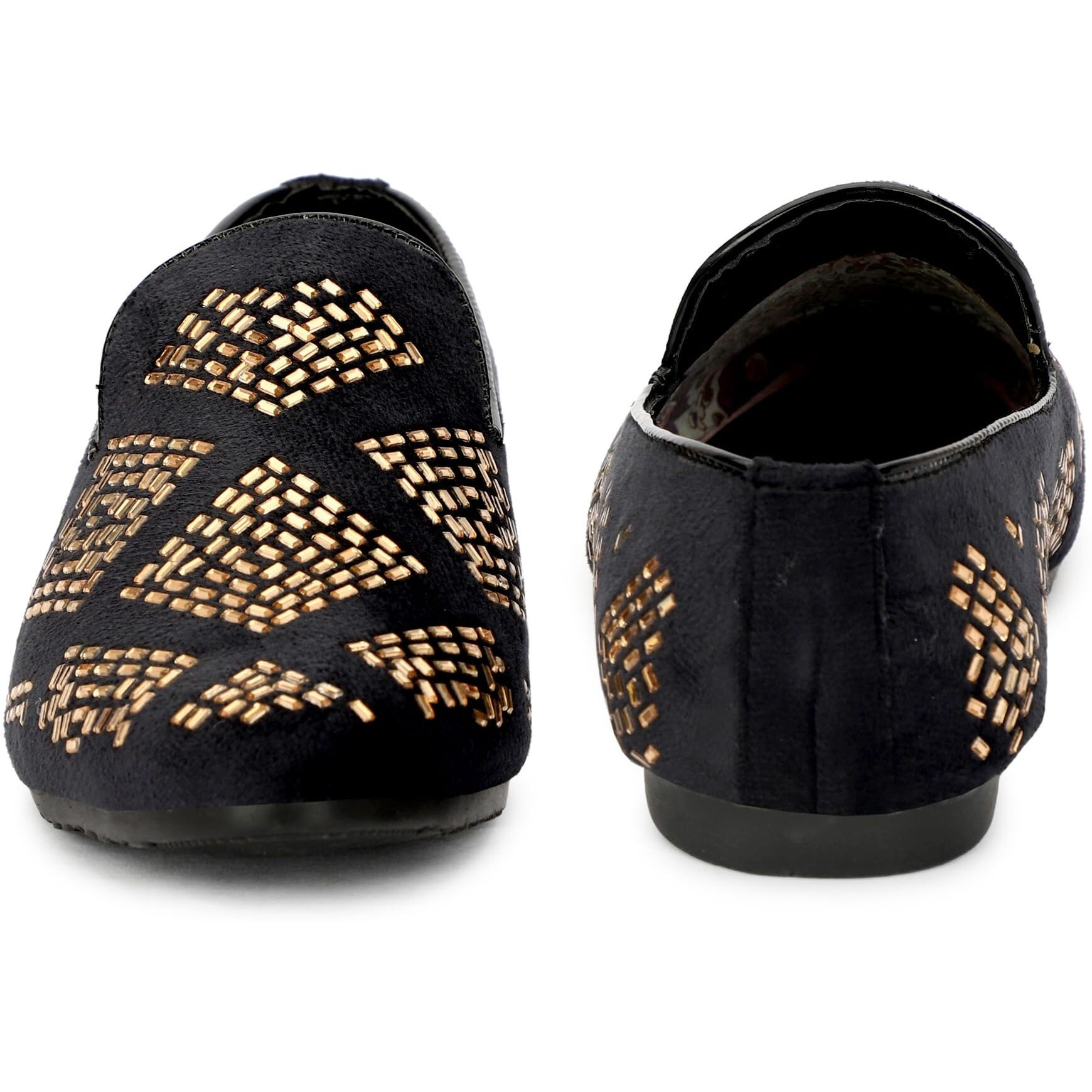 LEE Greem Men's Velvet Slip On Stylish Mojari LG_1903_Copper_9