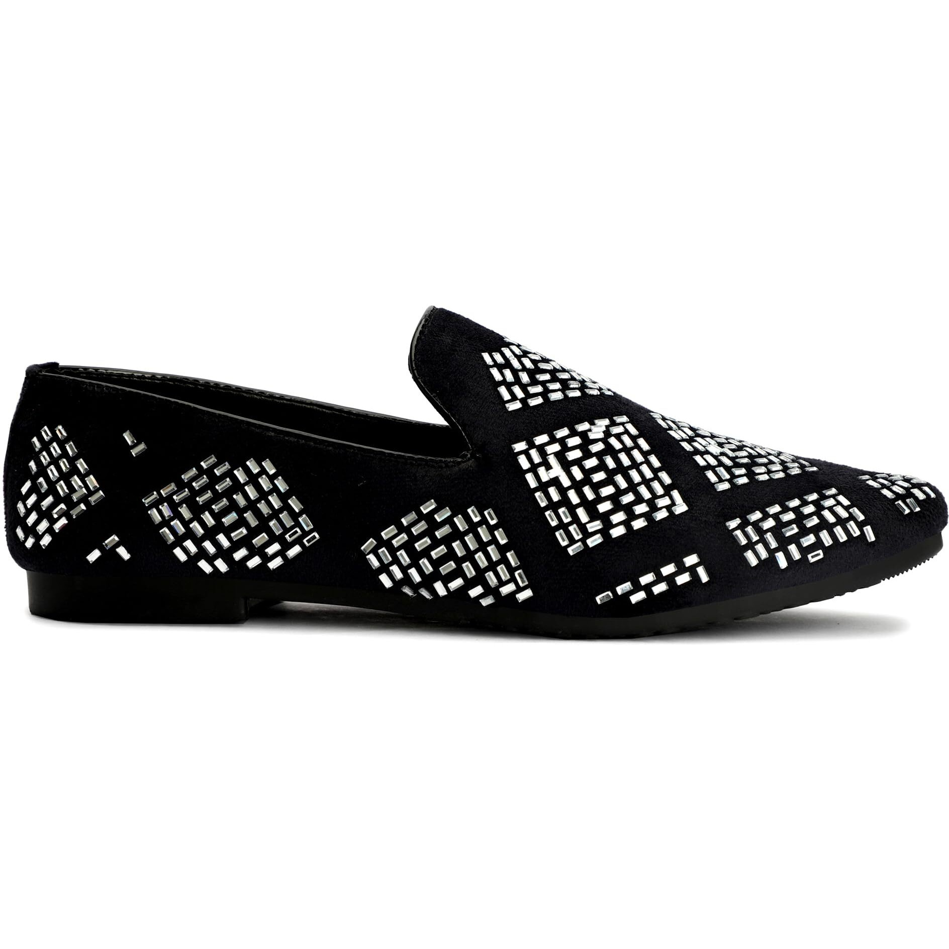 LEE Greem Men's Velvet Slip On Stylish Mojari LG_1903_Silver_9