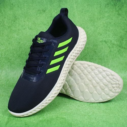 ATHCO Men's Kandy Navy F Green Running Shoes_08 UK (ATHDIP-1)