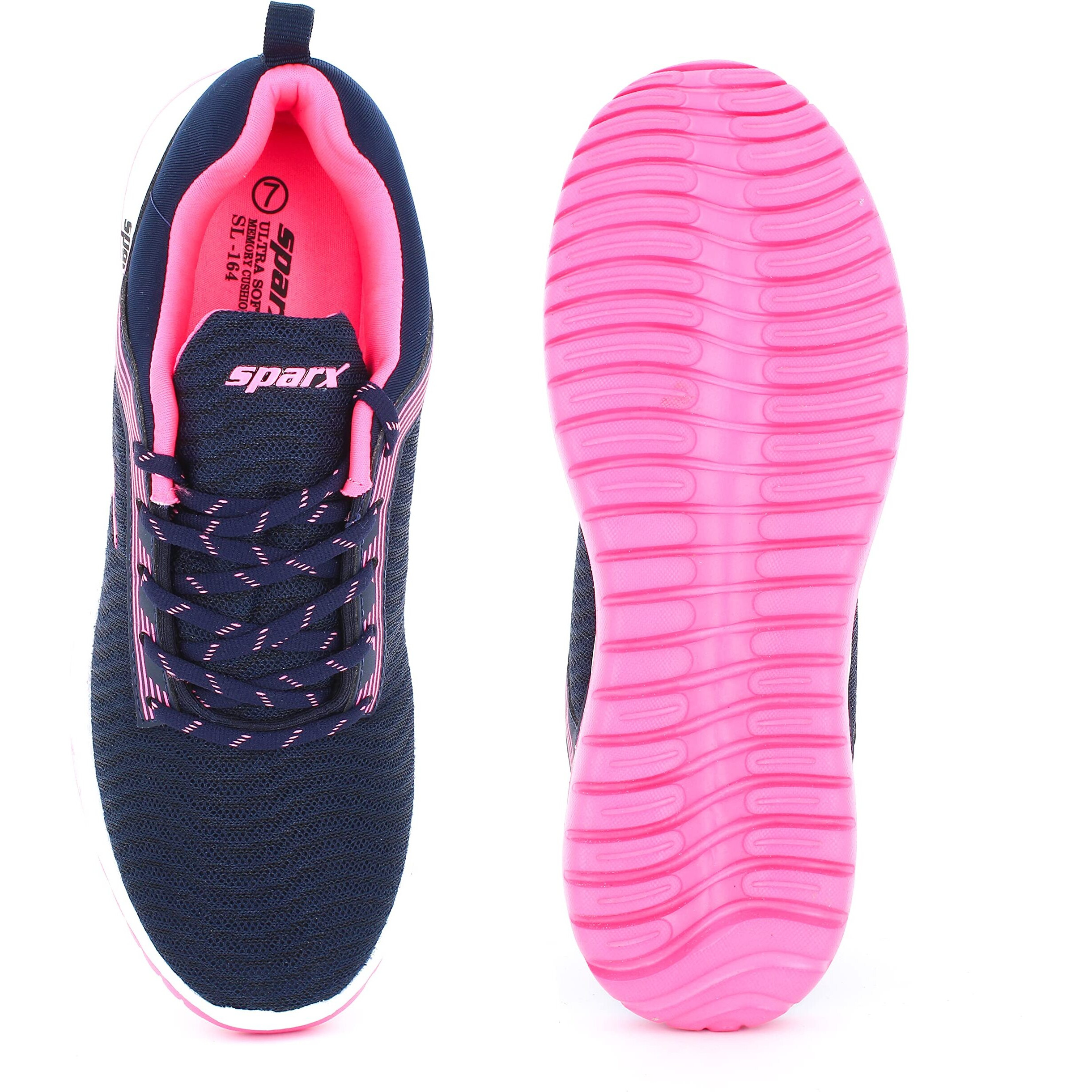 Sparx Womens SL 164 | Enhanced Durability & Soft Cushion | Blue Walking Shoe - 4 UK (SL 164)