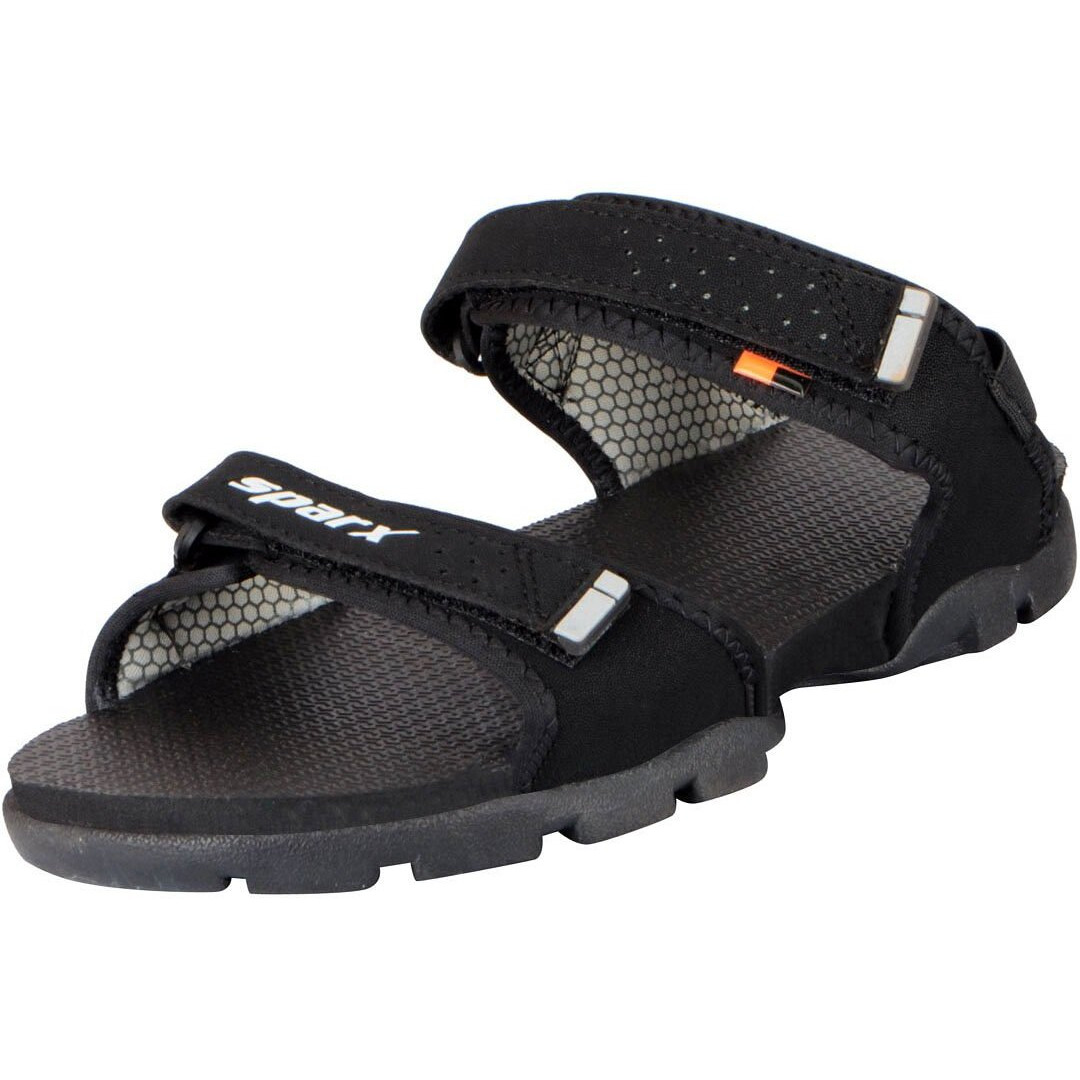 SPARX Men's Black Grey Sport Sandal (SS-119)
