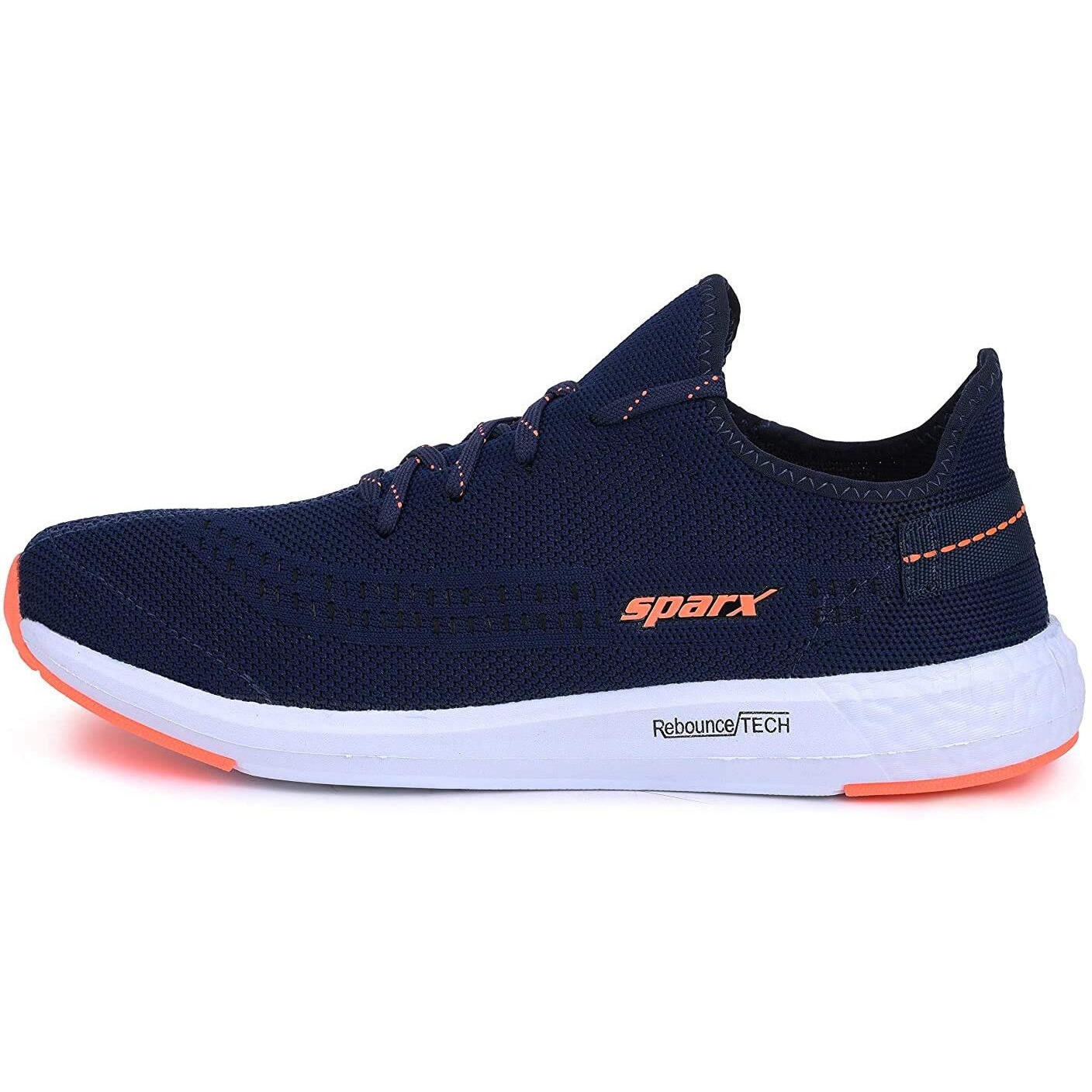 Sparx Mens Sm-482 Navy Blue Neon Orange Running Shoe - 7 UK (SM482NBNOR008)