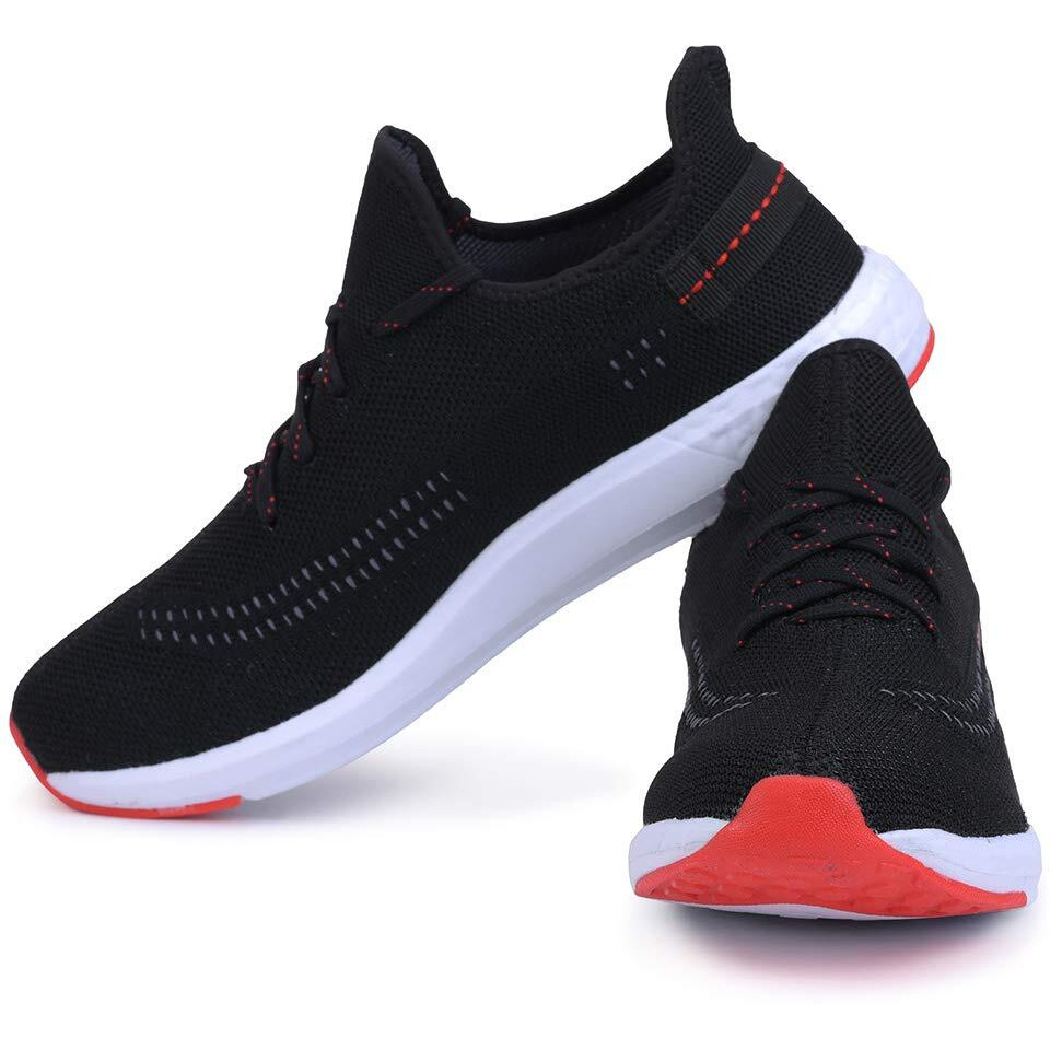 Sparx Mens SM 482 | Enhanced Durability & Soft Cushion | Black Running Shoe - 8 UK (SM 482)