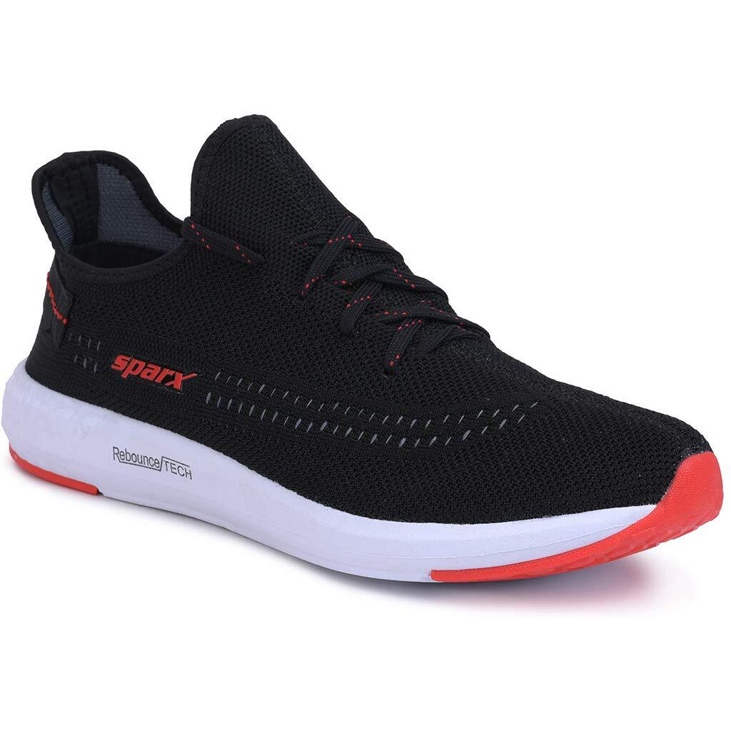 Sparx Mens SM 482 | Enhanced Durability & Soft Cushion | Black Running Shoe - 8 UK (SM 482)