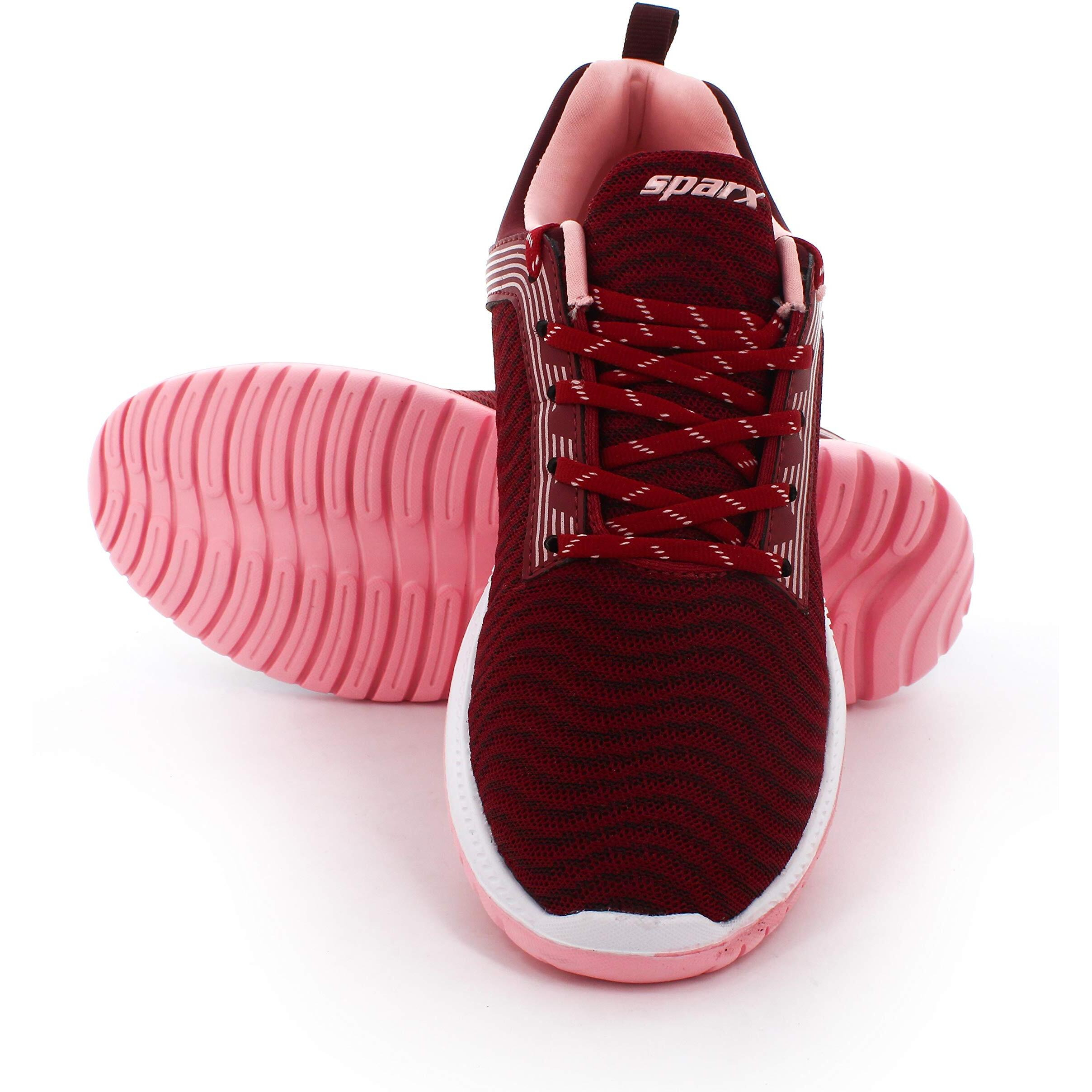 Sparx Womens SL 164 | Enhanced Durability & Soft Cushion | Pink Walking Shoe - 8 UK (SL 164)