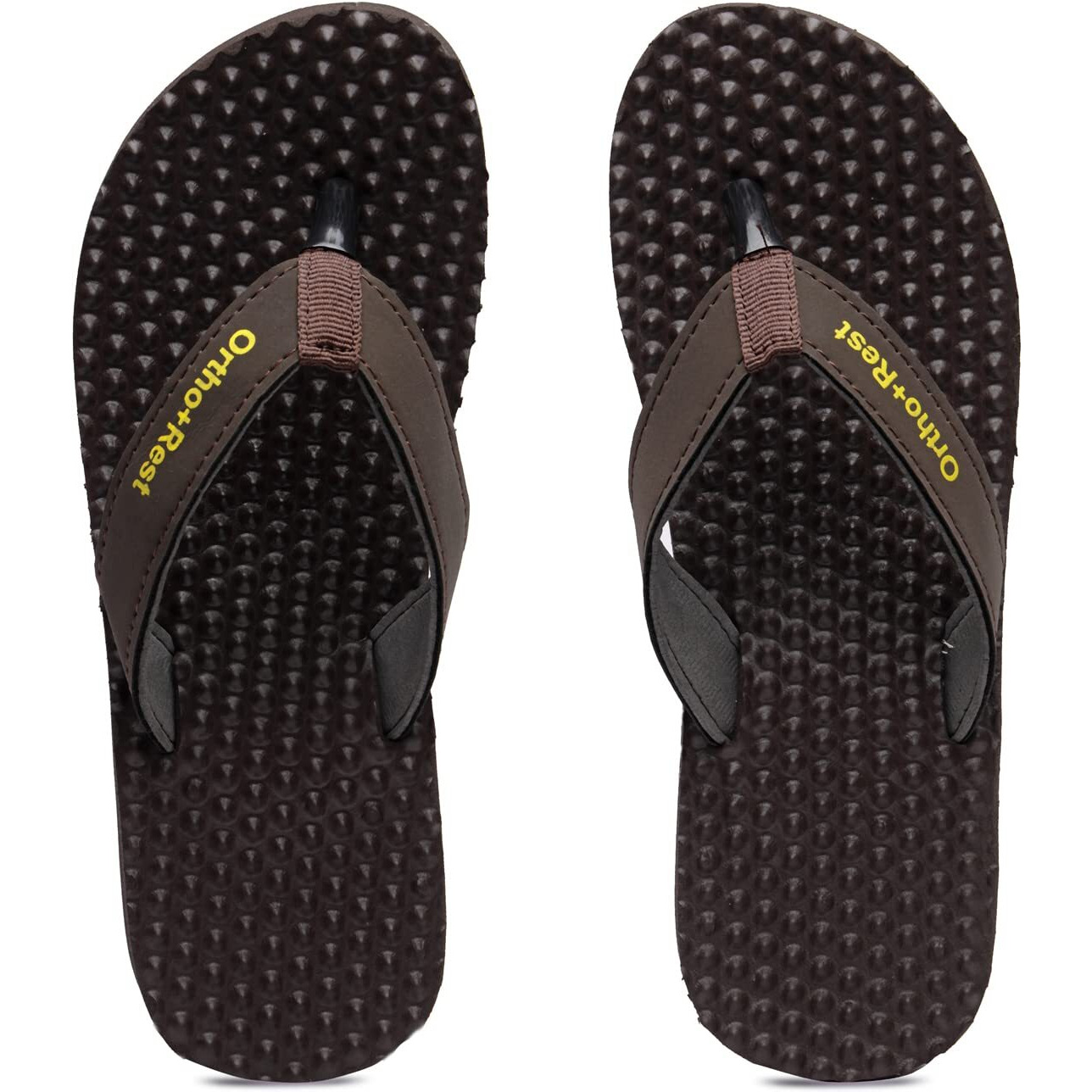 Ortho + Rest Extra Soft Comfort Ortho Slippers for Women Orthopedic Doctor Ladies Chappal Casual Flip Flops Girl Footwear For Home Daily Use (Brown, numeric_7)