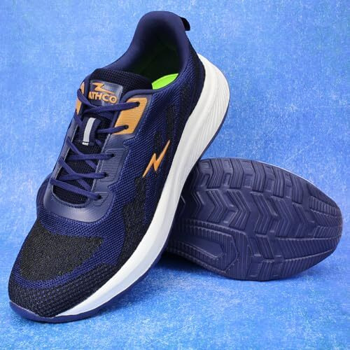 ATHCO Men's Crysta Navy Running Shoes_08 UK (ATHST-45)