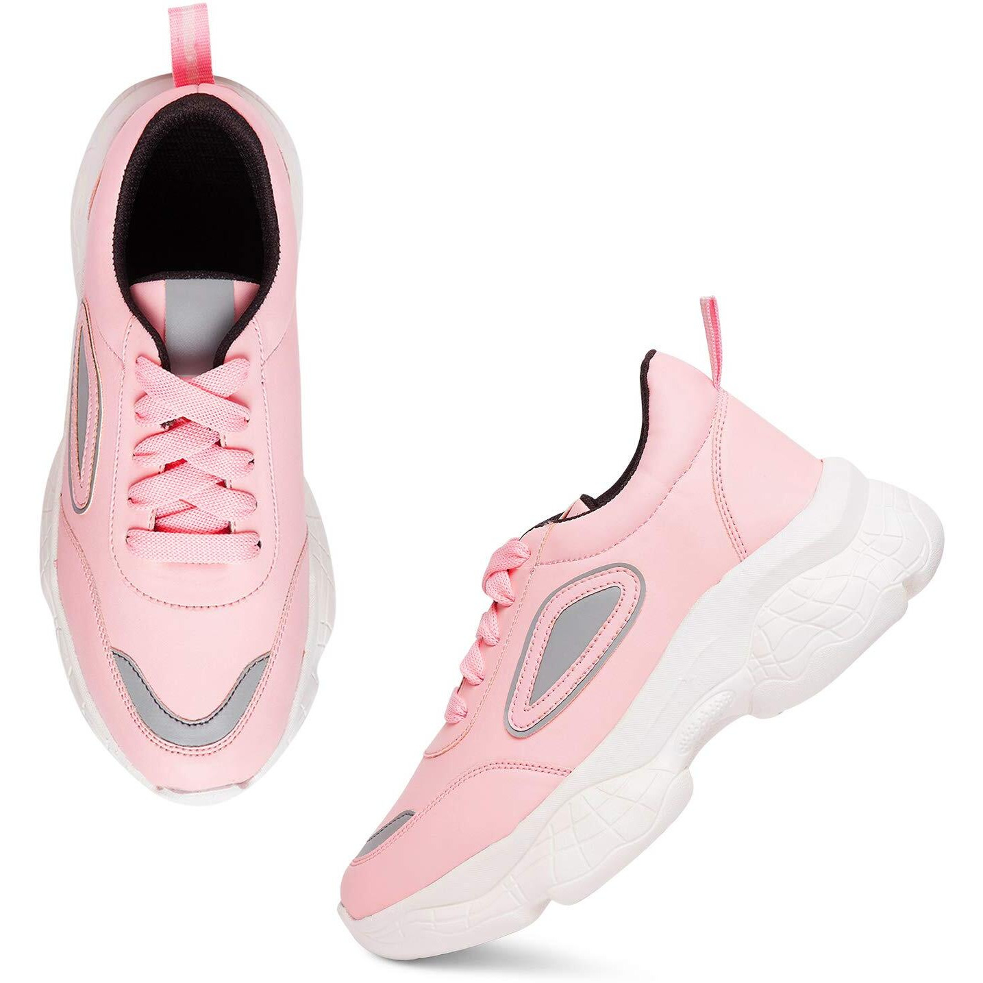 Longwalk Women and Girls Sneakers, Walking Gym Running Pink Shoes