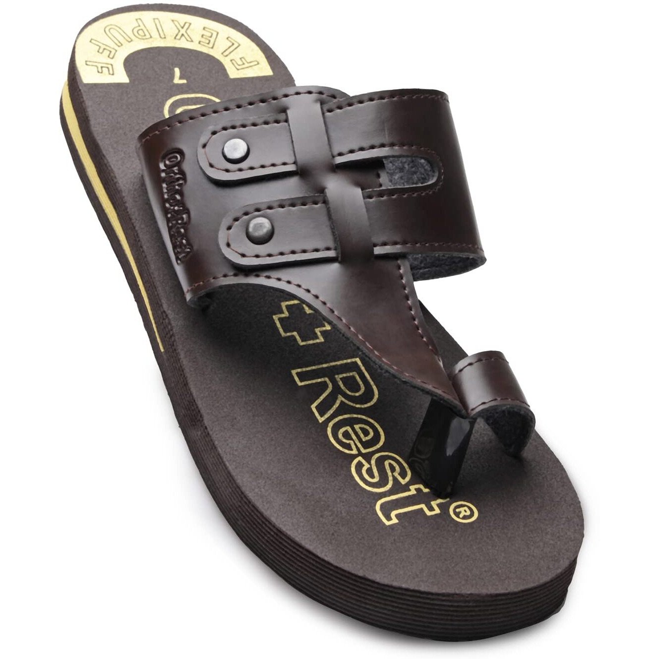 Ortho + Rest Extra Comfortable Ortho Slippers for Men Daily Use | Orthopedic Footwear |Casual Flip-Flops For Men