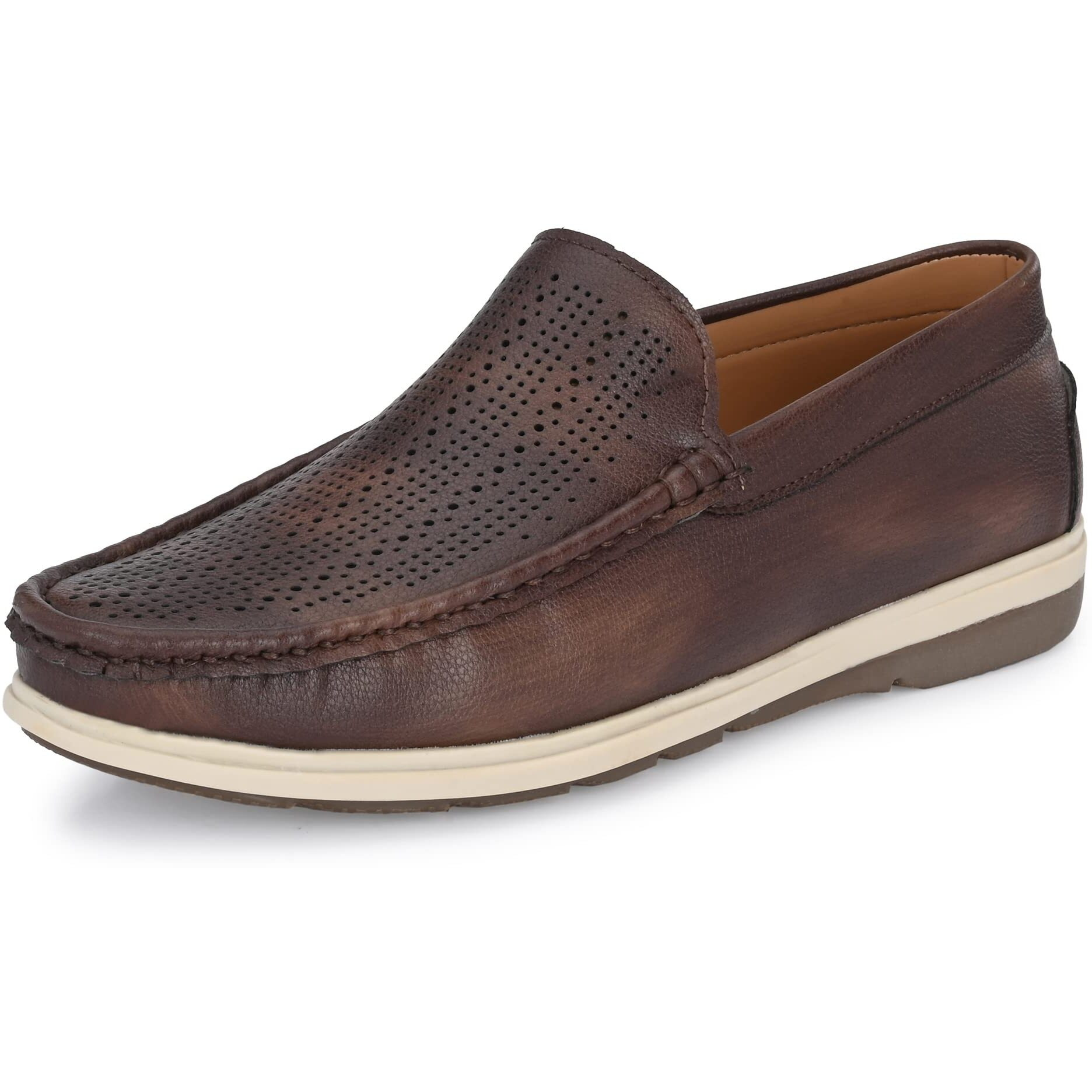 Centrino Men's 9821-2 Loafer, Brown, 9 UK