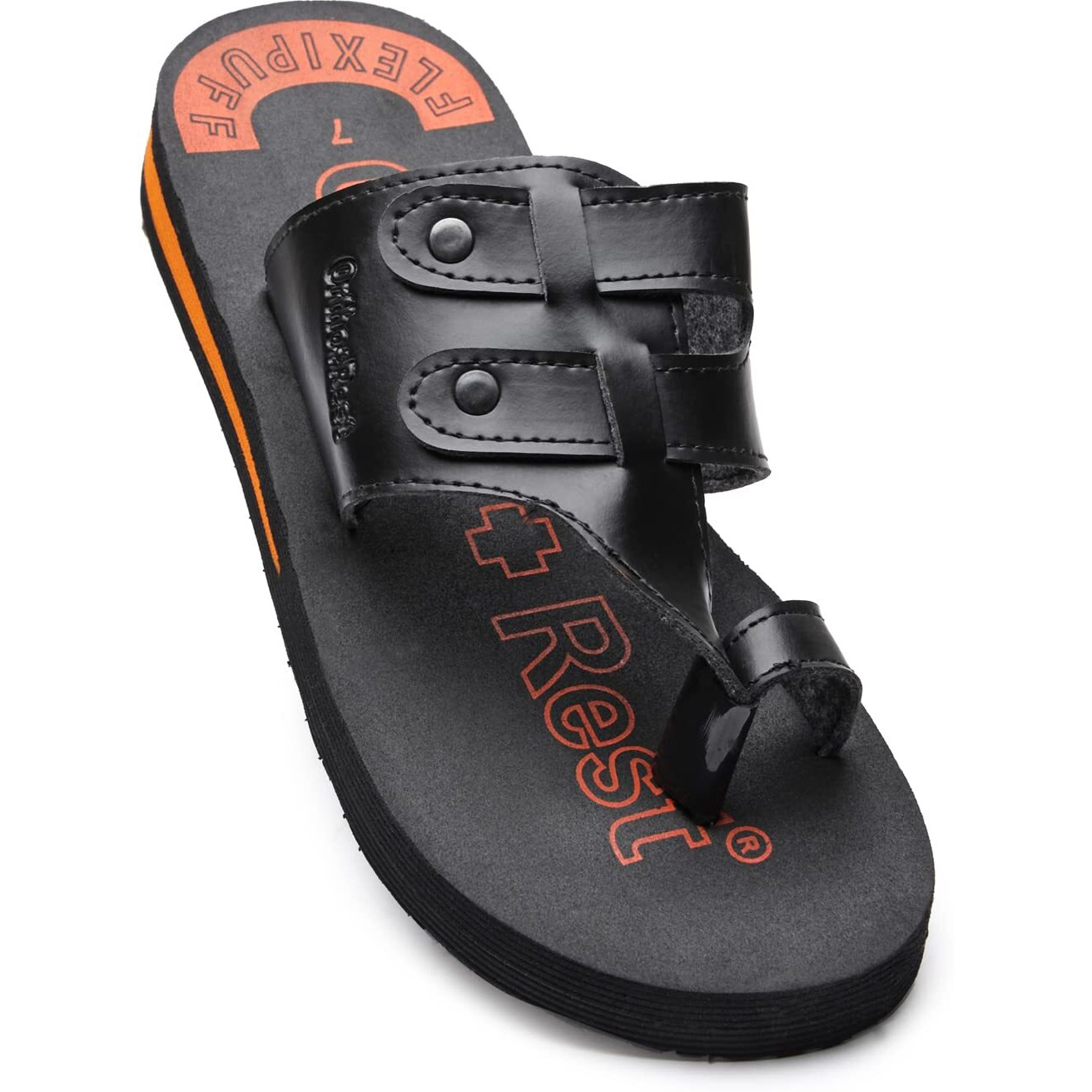 Ortho + Rest Extra Comfortable Ortho Slippers for Men Daily Use | Orthopedic Footwear |Casual Flip-Flops For Men