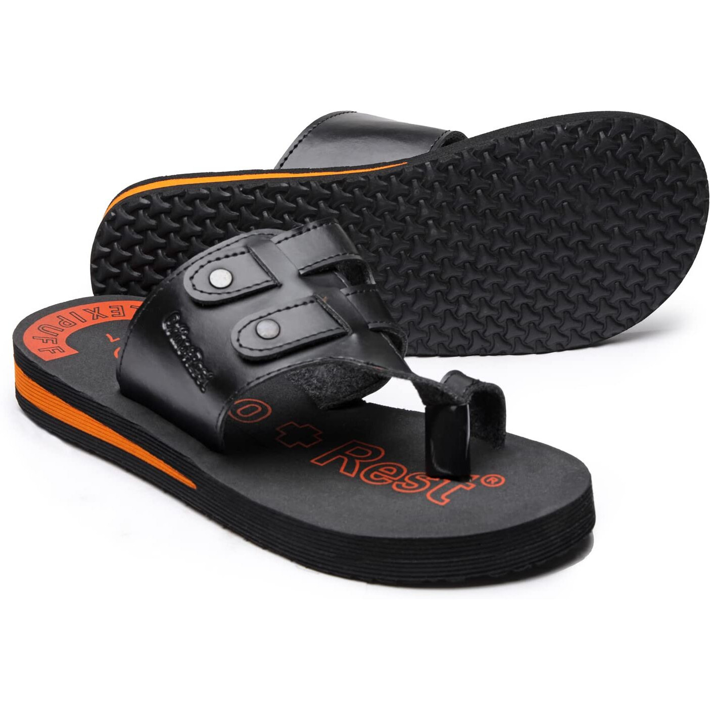 Ortho + Rest Extra Comfortable Ortho Slippers for Men Daily Use | Orthopedic Footwear |Casual Flip-Flops For Men