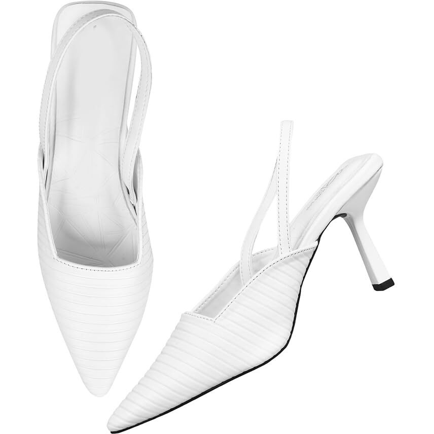 SilverArrow Womens Cove Serenade White Heeled Sandal_7 UK (4nahl206)