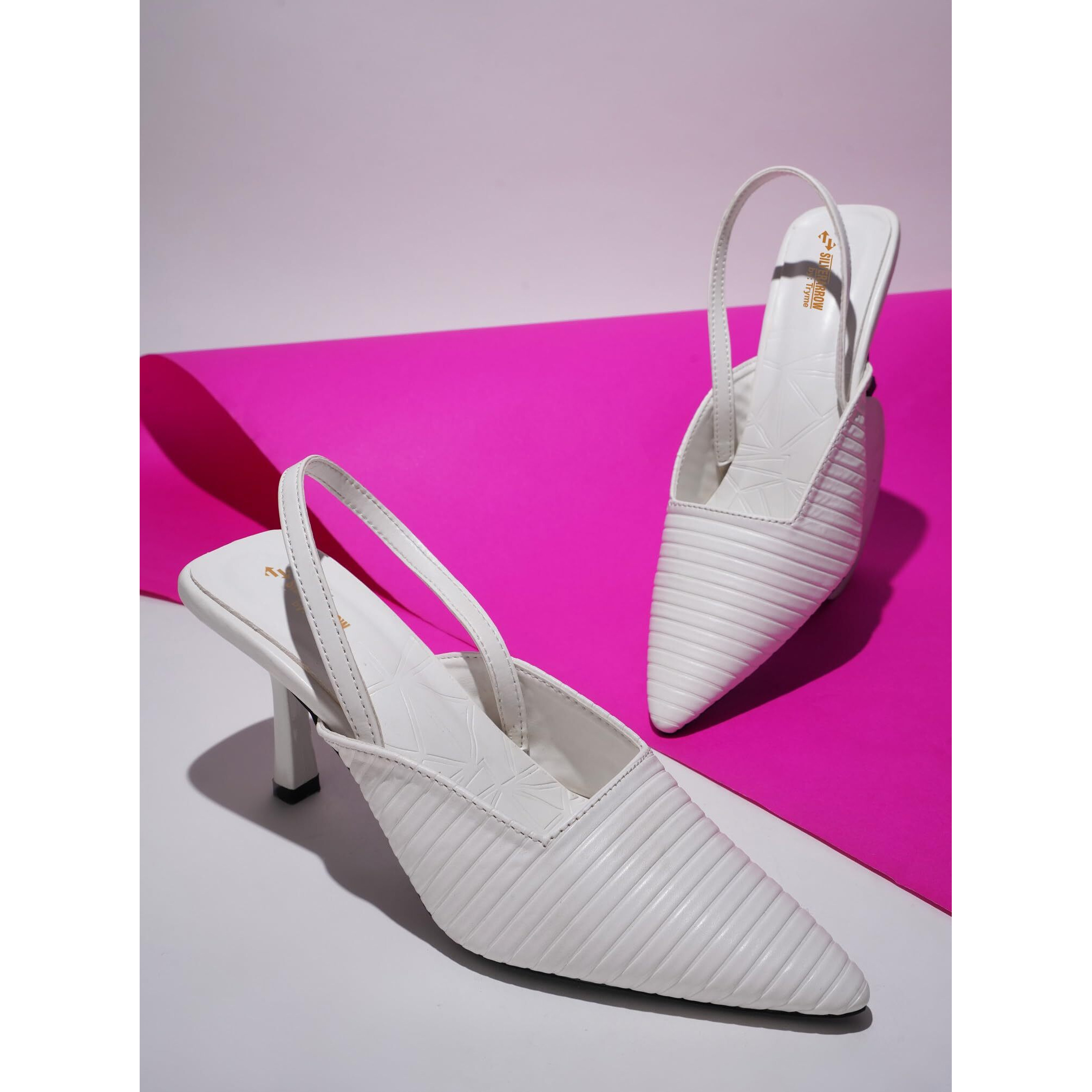 SilverArrow Womens Cove Serenade White Heeled Sandal_7 UK (4nahl206)