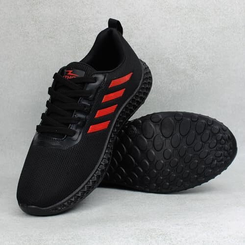 ATHCO Men's Kandy Black Running Shoes_05 UK (ATHDIP-1)