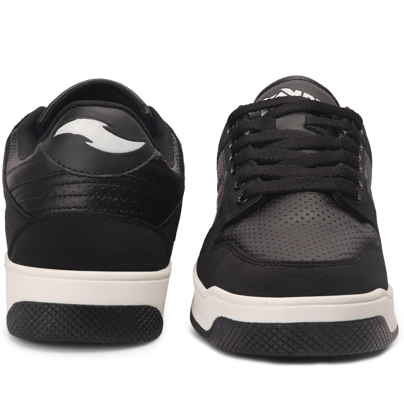 Zaydn Suave Black Sneaker for Men (7 UK) | Soft Cushioned Insole & Lightweight | Stylish Lace-Up Shoes with Casual Outfits | Trendy Sneakers | Shoes for Man | Low Top Sneaker Shoes