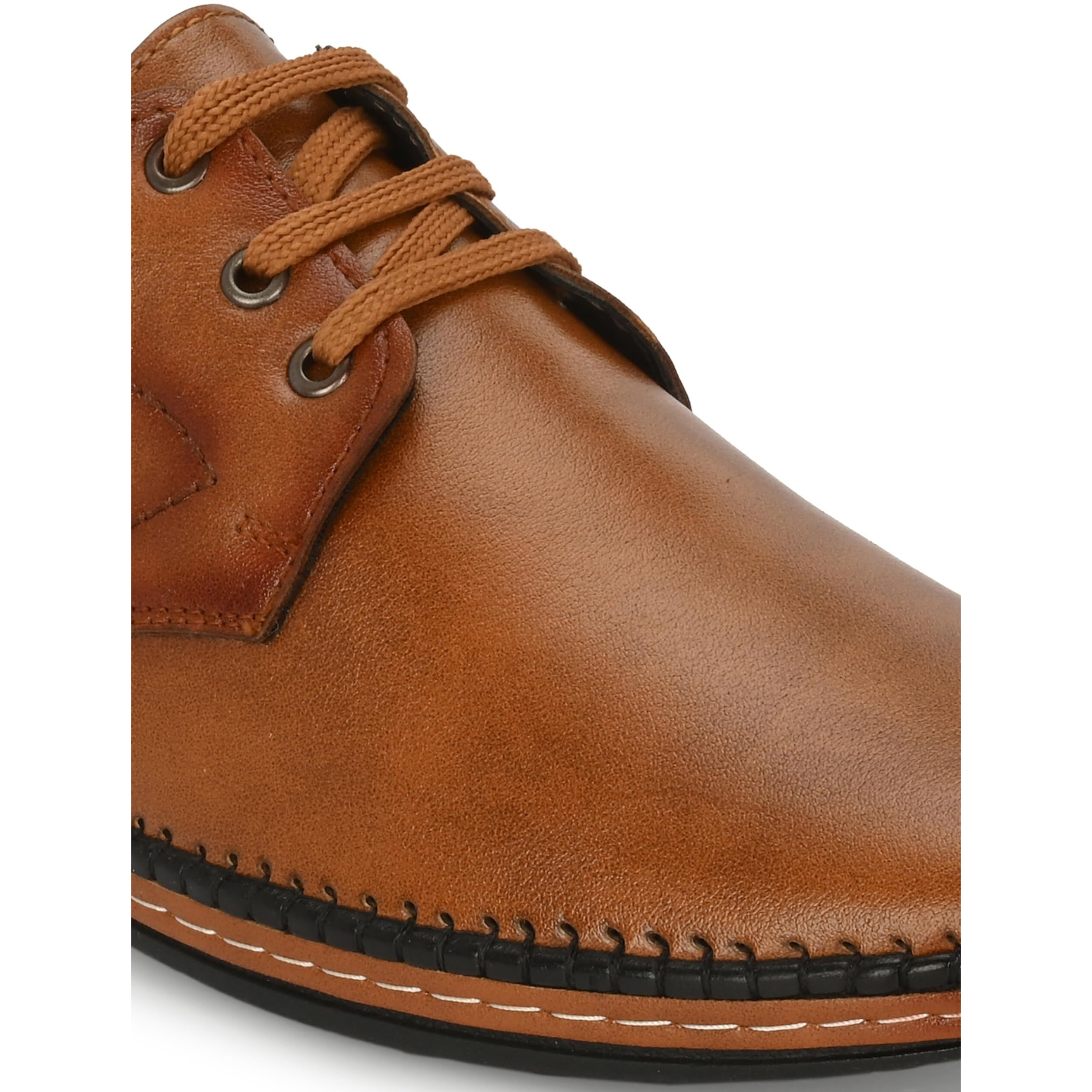 Rising Wolf Mens Boss-Grip Lace up Uniform Dress Shoe Tan 9