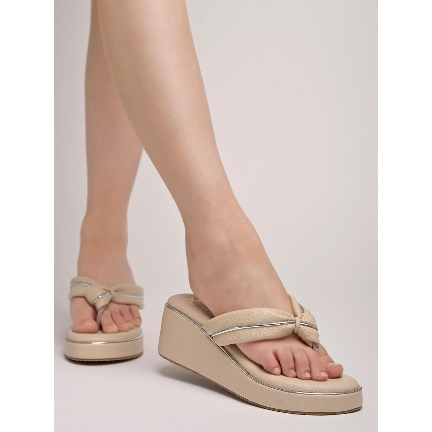 Shoetopia Women's Sandal Beige